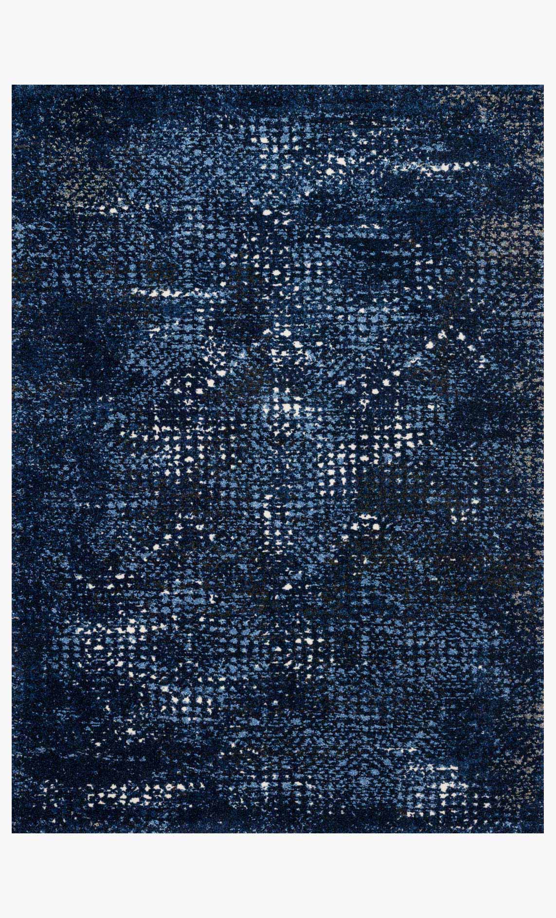 Loloi Viera Collection - Contemporary Power Loomed Rug in Dark Blue & Light Blue (VR-08)