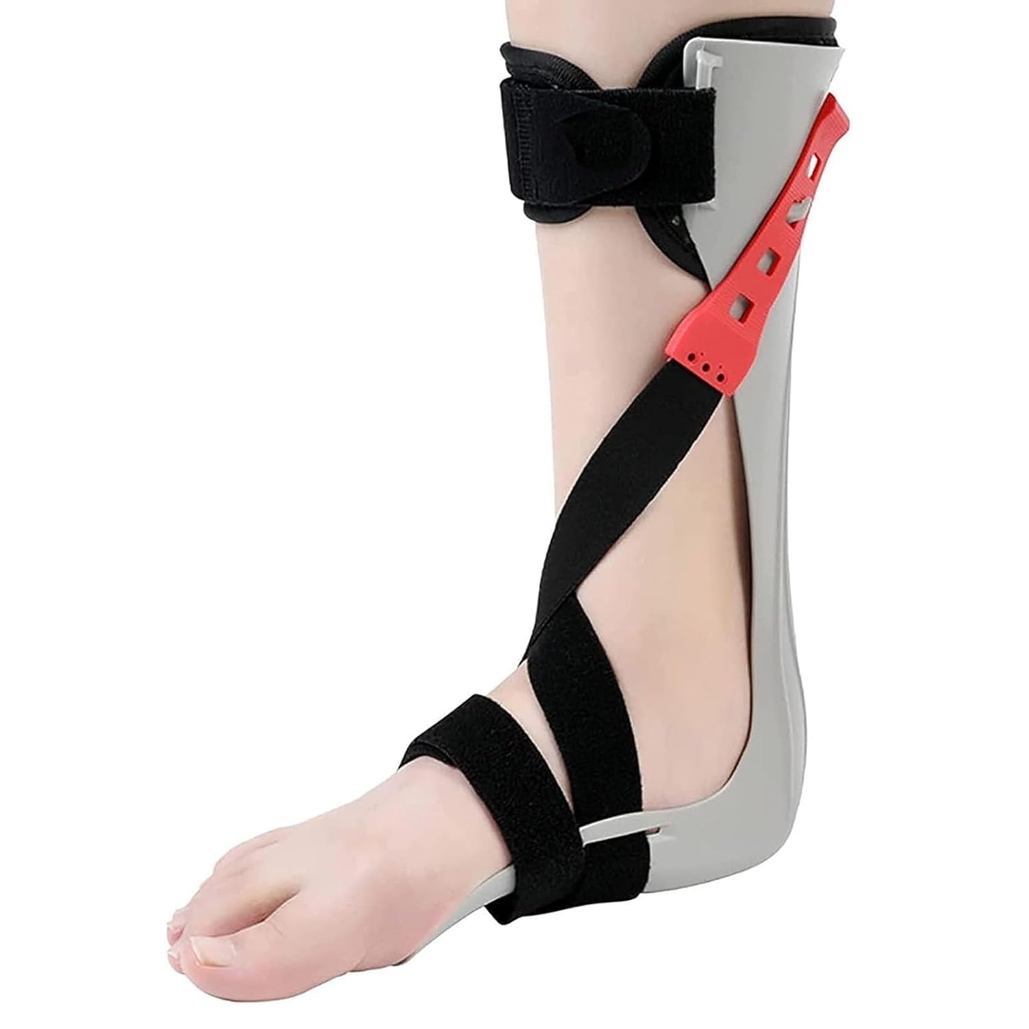 Foot correction support, drop foot orthosis, ankle foot brace, relieve pressure, improve gait, suitable for plantar fasciitis Achilles tendonitis(Right,S)