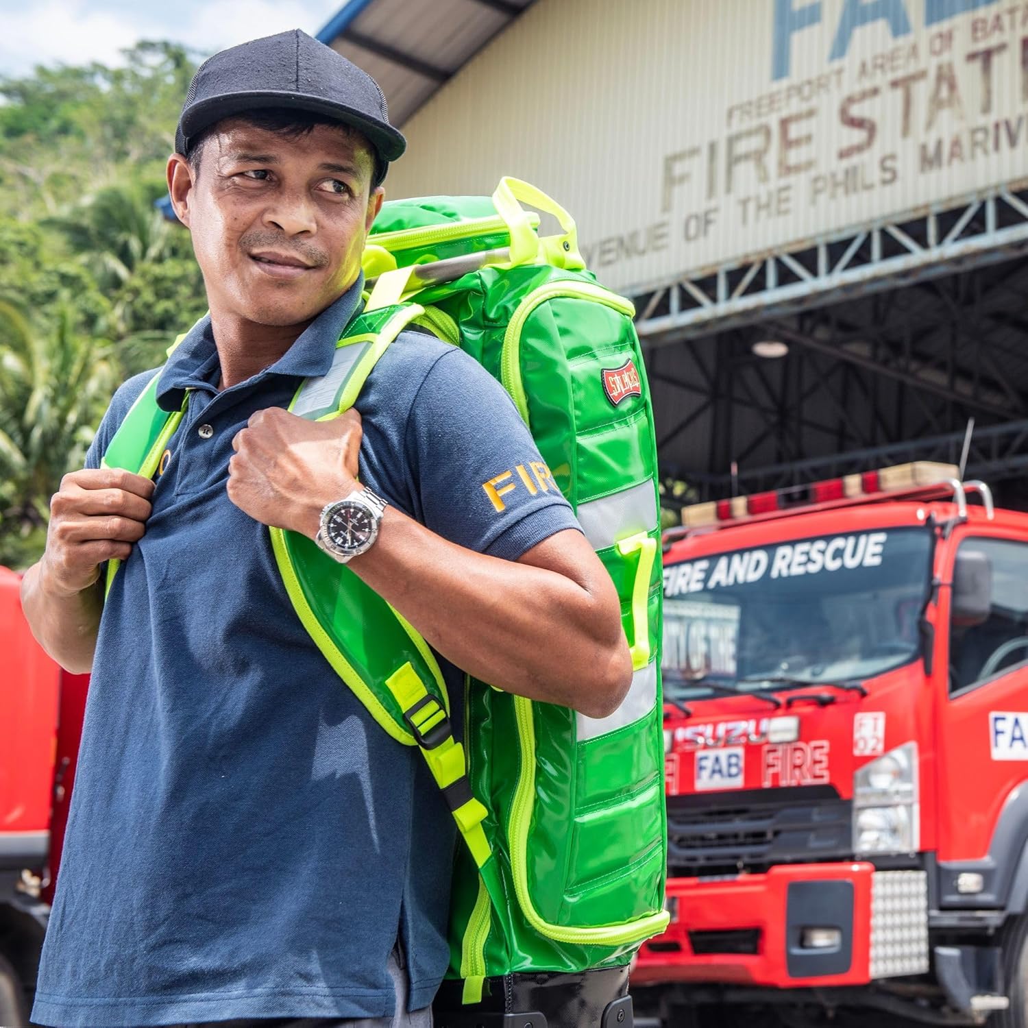 Statpacks New 2023 G3+ Responder, Red Large Capacity ALS BLS Medic Backpack, Modular Stackable Cellular System for EMS, Firefighters, Healthcare Professionals