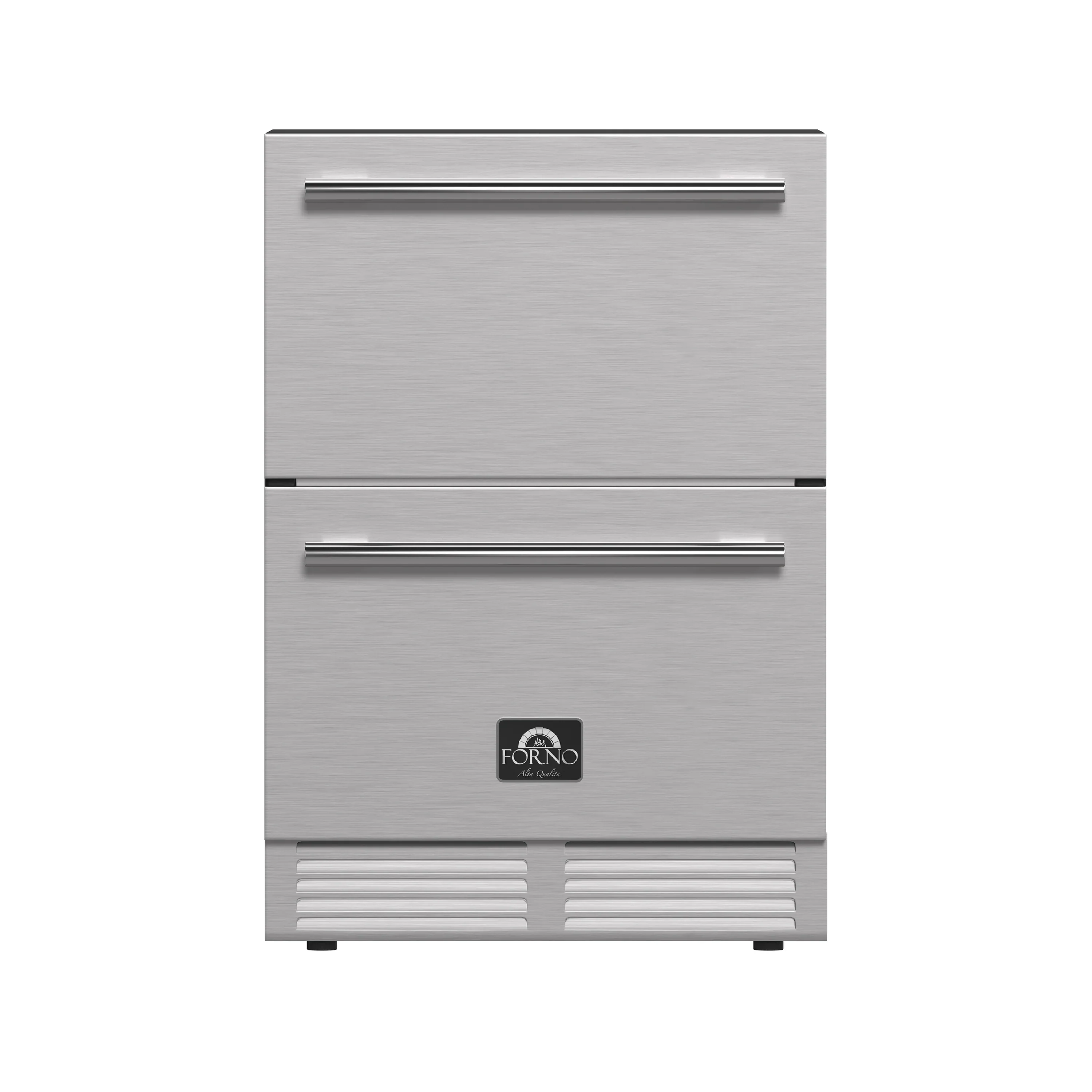 Forno Cosenza 24-Inch 4.69 cu.ft. Built-In Indoor/Outdoor Drawer Freezer with Ice Maker (FDRBI1838-24S)