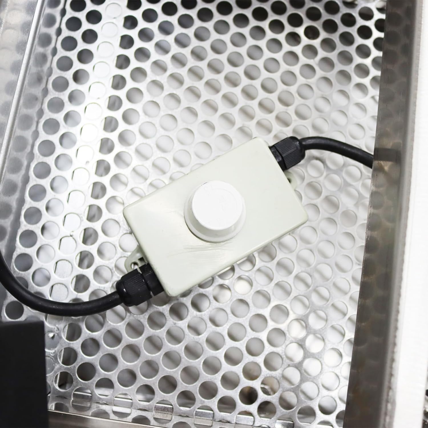 Electric Vibrating Sifter Straight Vibrating Sieve Shaker with 10mm Screen Stainless Steel Linear Sifter Machine Linear Shaker Single Motor 110v 80W