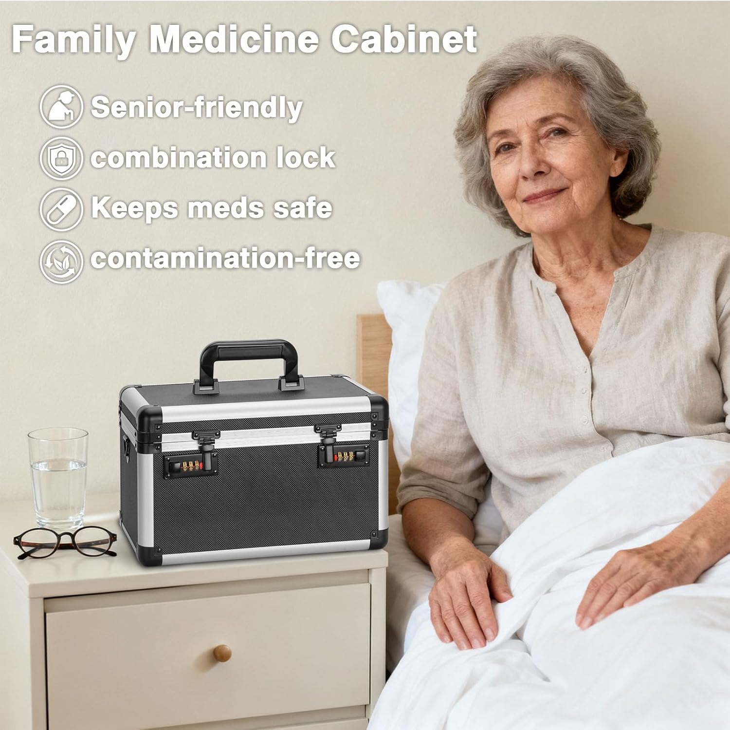 Medicine Box with Combination Lock - 15