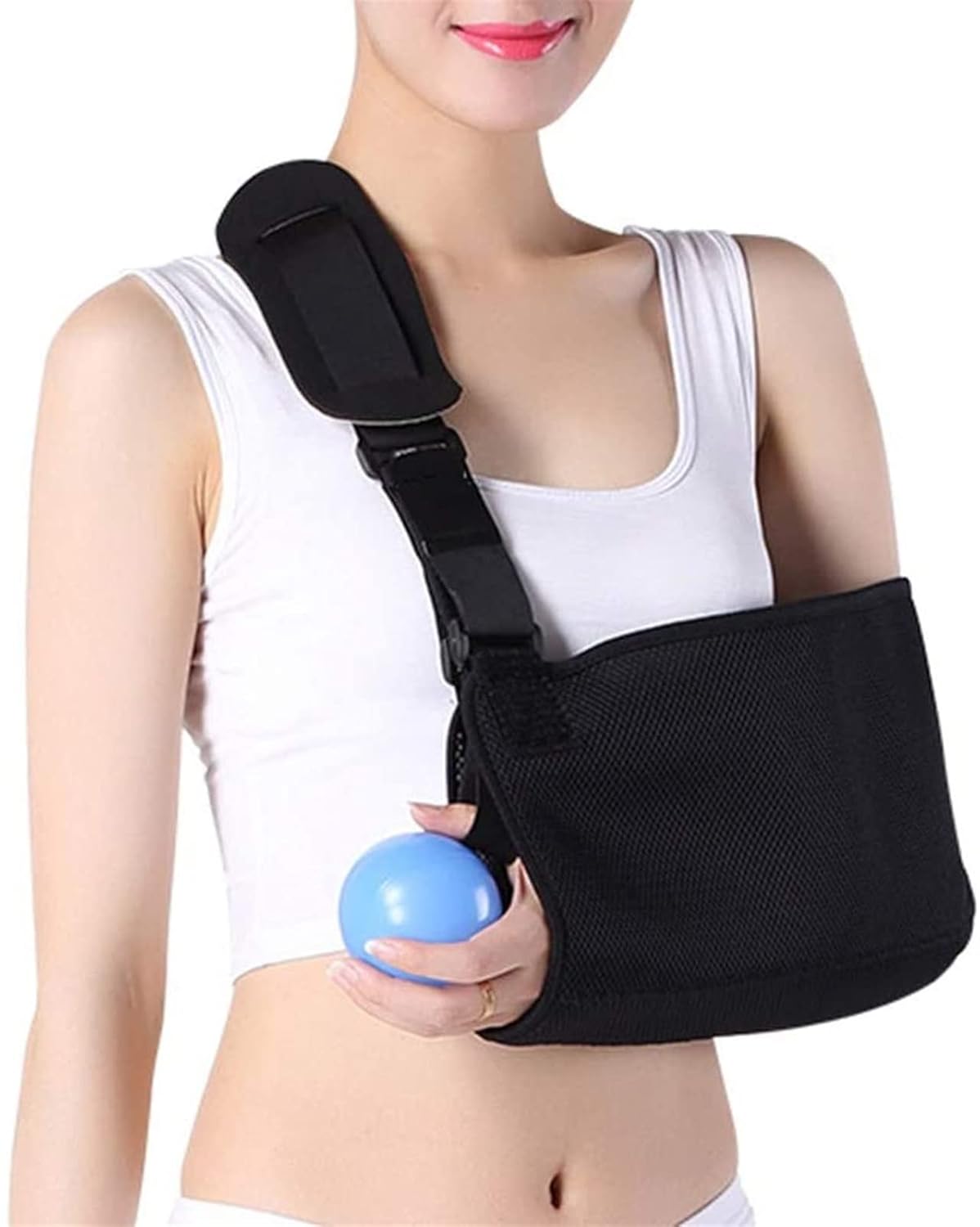Ergonomic Arm Sling Support Strap For Men And Women Comfortable Immobilizer With Adjustable Slings For Shoulder, Arm, Elbow Pain,Right-S