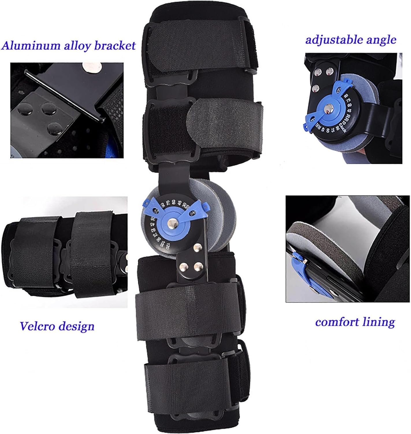 Adjustable Elbow Splint Hinged Elbow Brace|Cubital Tunnel Syndrome Elbow Support|Adjustable Post Operative Elbow Brace| Night Sleep Support & Pain Relief|Tendonitis|Fits Left & Right