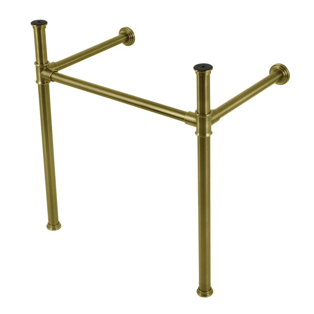 Kingston Brass VPB33083 Stainless Steel Console Sink Legs, Antique Brass