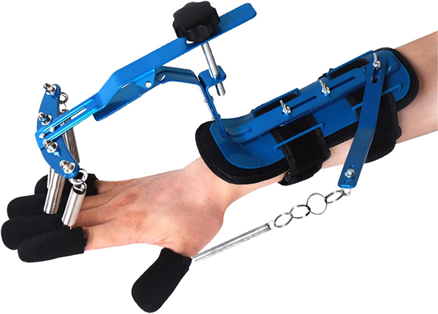 Finger Rehabilitation Brace, Adjustable Finger Rehabilitation Orthotics Wrist Exerciser Hand Wrist Orthosis Separate Finger Flex Spasm Extension Board Splint