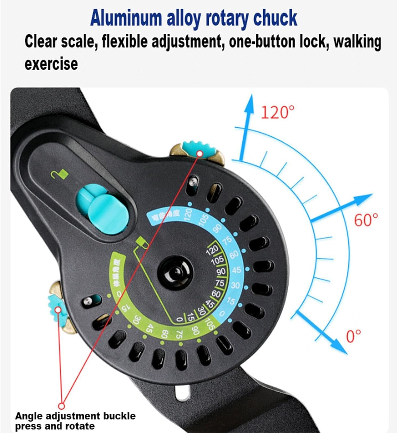 Hinged Knee Brace Knee Orthosis Support Stabilizer,Knee Immobilizer with Side Stabilizers for Knee Pain for Men and Women for Meniscus Tear, Arthritis, ACL, PCL, Osteoarthr(