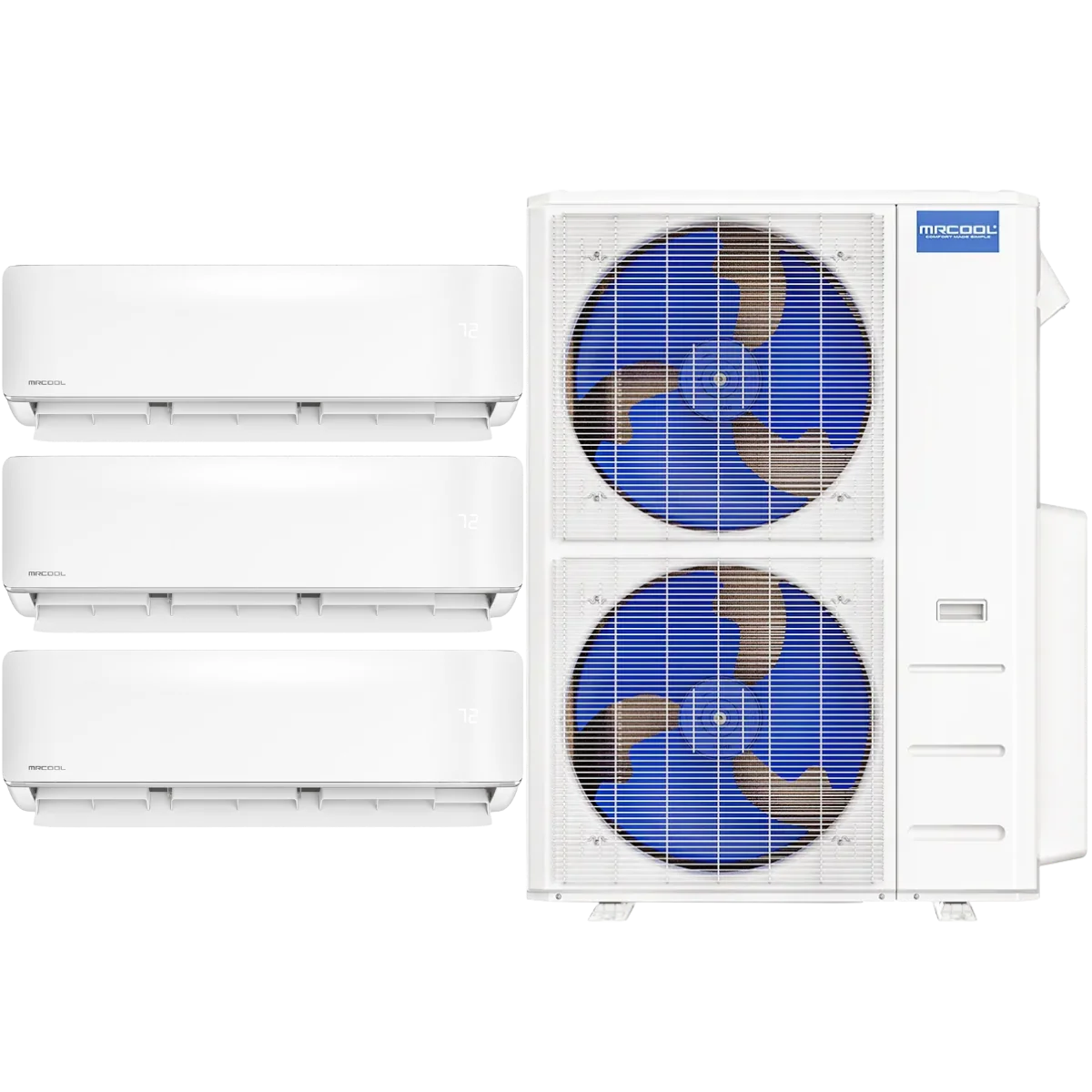 MRCOOL DIY 5th Gen 36,000 BTU Tri-Zone Mini Split 12k +12k+12k