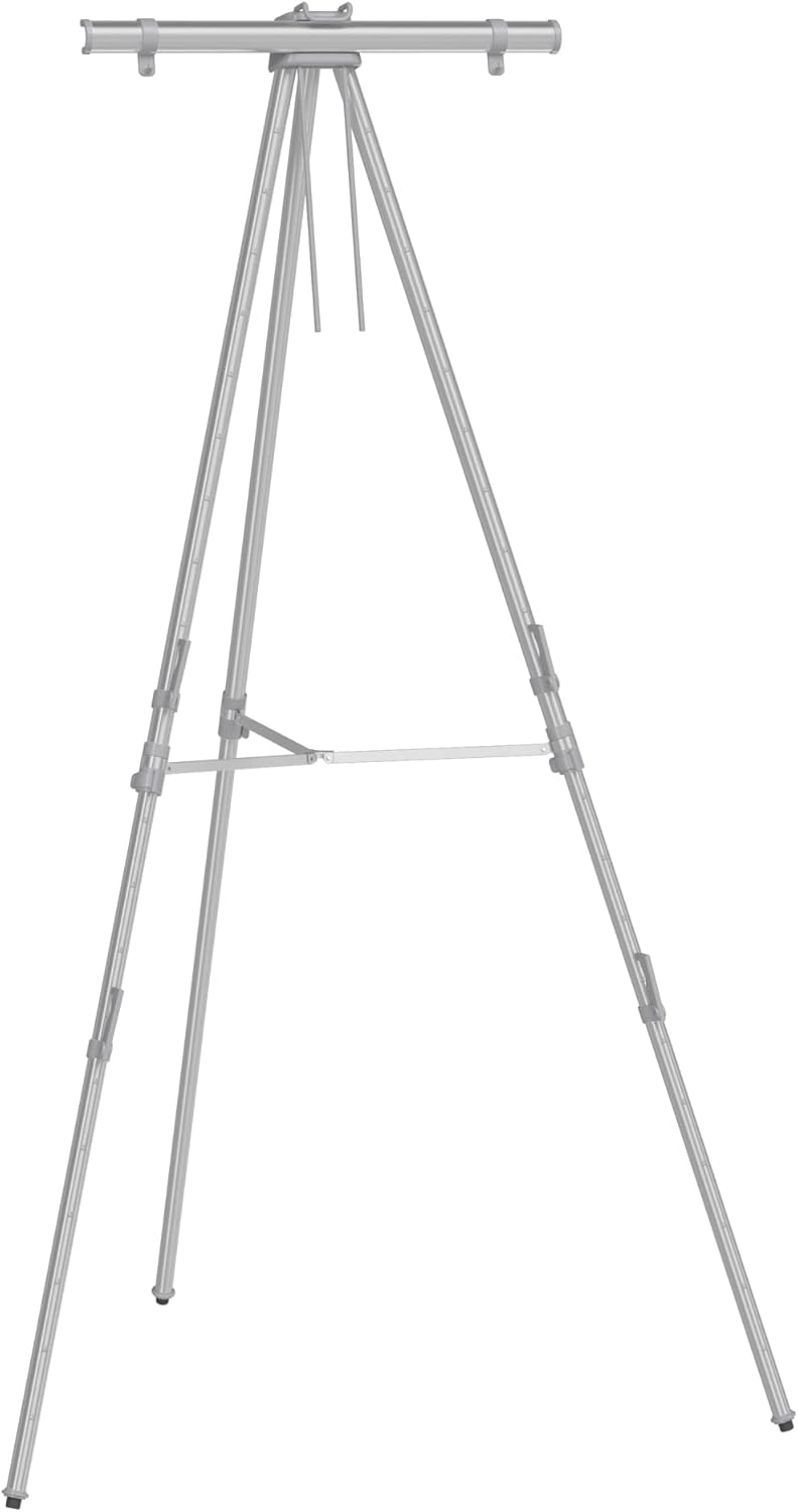 Quartet Easel, Aluminum, Heavy-Duty, Telescoping, 66