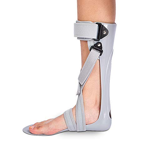 HUANGJUN Drop Orthosis Drop Foot Support Splint - Ankle Foot Orthosis Support - Brace for Foot Drop Plantar Fasciitis & Achilles Tendonitis Right M