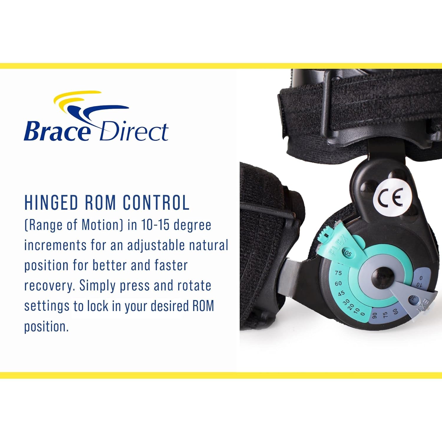 ROM Hinged Left Elbow Brace + Iced Heat Hot Cold Circulating Therapy Machine with Universal Pad