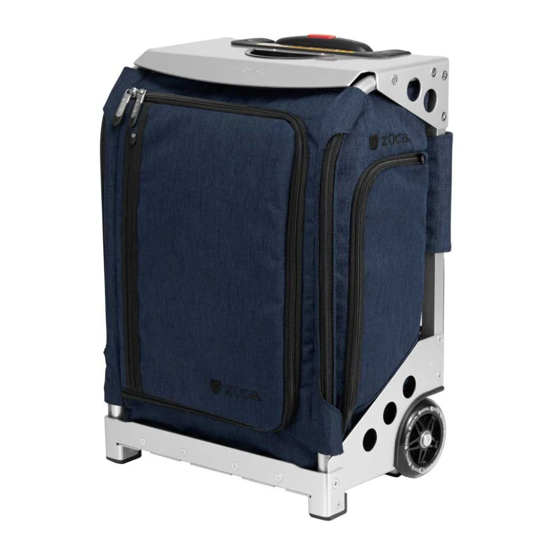 Zuca Navigator Carry-On, Navy/Silver Frame