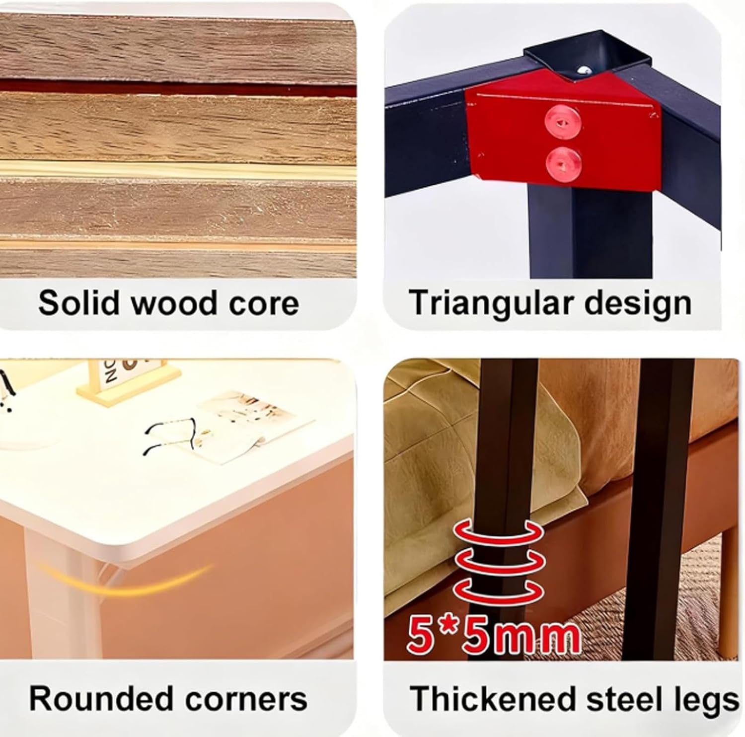 Adjustable Height Overbed Table with Wheels, Standing Mobile Over Bed Tables, Rolling Over The Bed Tables with Baffles, Computer Desk Overbed Desk for Bedroom(White,L120xW50cm/47.2x19.6in)