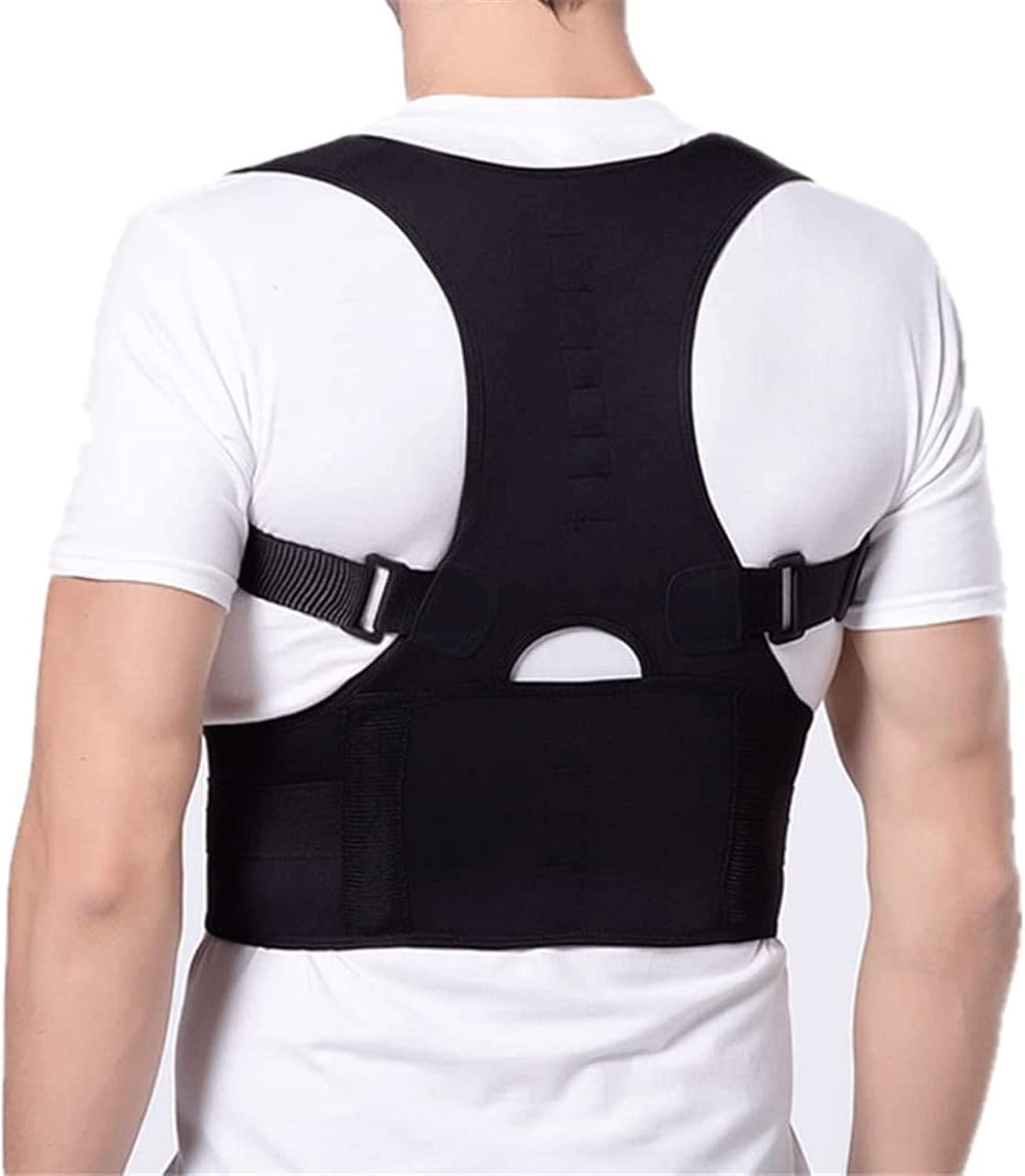 KANDUO Posture Corrector-Back Brace for Men and Women- Fully Adjustable Straightener for Mid, Upper Spine Support- Neck, Shoulder, Clavicle and Back Pain Relief-Breathable (Color : Small)