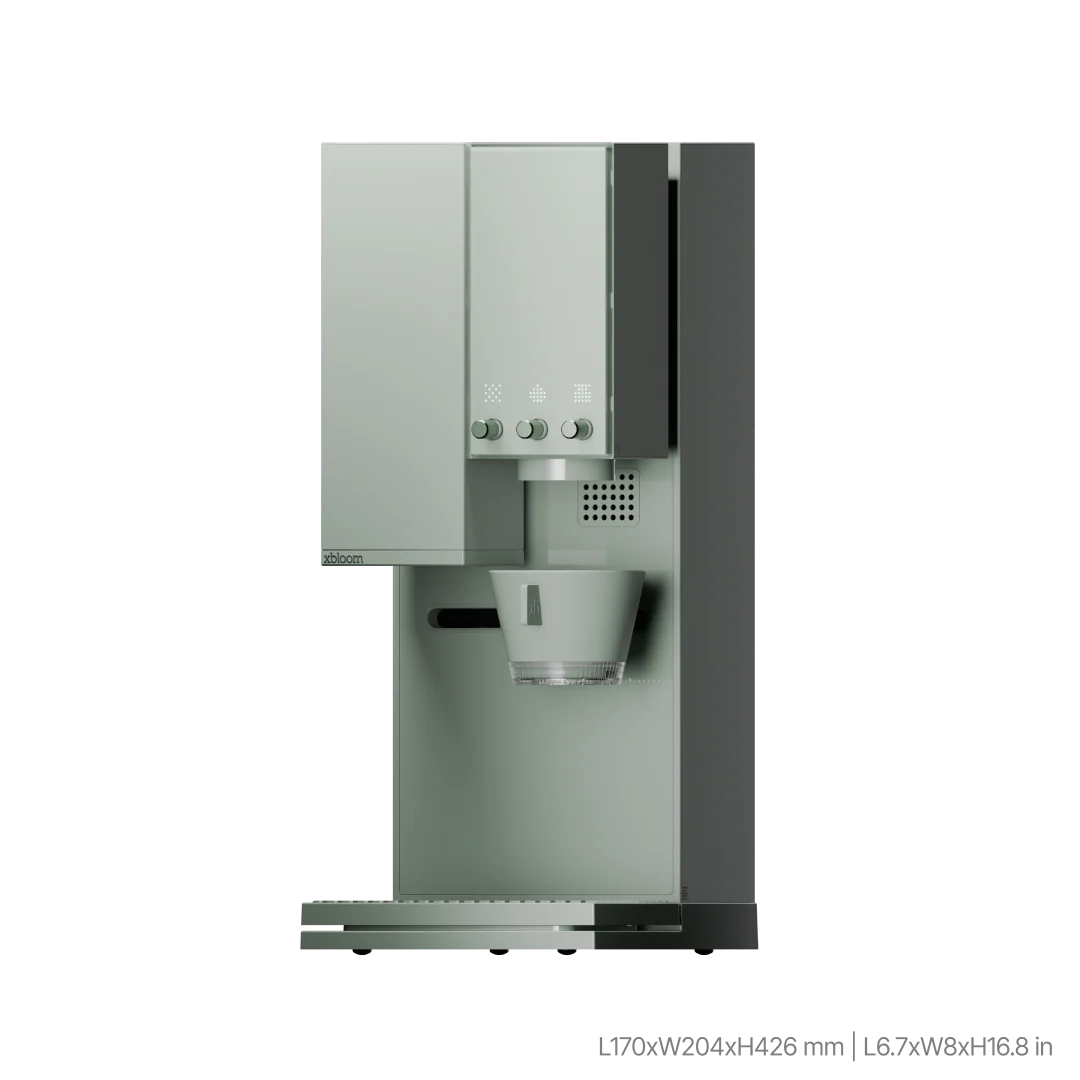 xBloom Studio Smart Automatic Pour Over Coffee Maker with All-in-one System with Integrated Grinder, Brewer, and Scale.