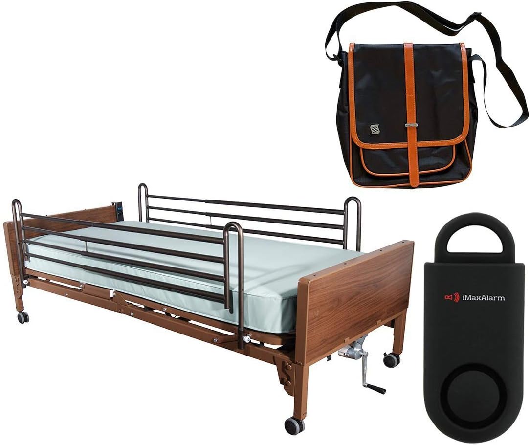 Drive Delta Ultra Light Full Electric Hospital Bed with Full Rails and 80