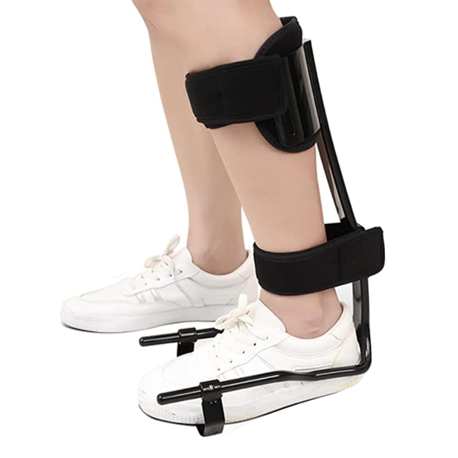 HUANGJUN Drop Foot Support, Plantar Fasciitis Night Splints for Foot Drop Orthotic Brace, Adult Foot Drop Correction Walking Aid