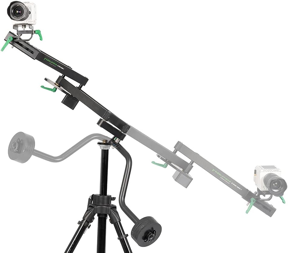 9.Solutions C-Pan Arm II, Carbon Fiber, Lighter-Weight, Upgraded Smoothness, 9.CPA2C, Slider, Jib/Crane for Different pan/Movement, for Photography, Videography & Filmmaking