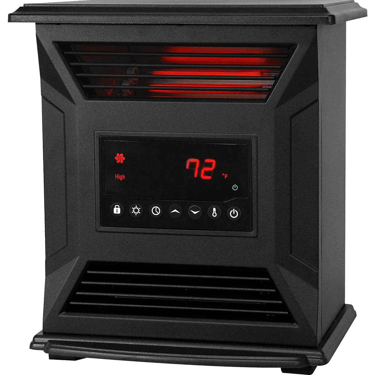 Lifesmart Infrared Electric Heater w/6-Element Front Air Intake
