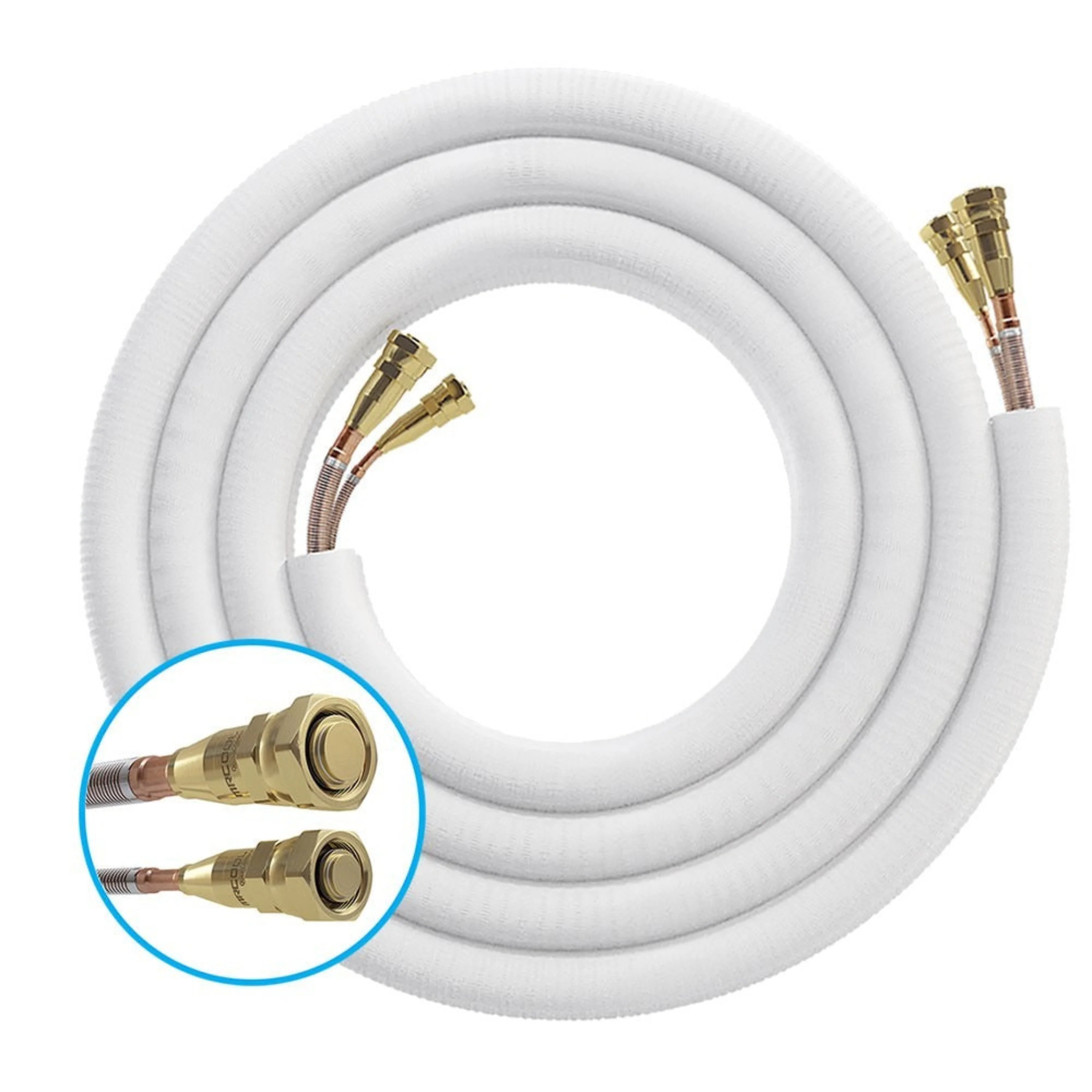 MRCOOL DIY 5th Gen 16 Ft. Pre-Charged Quick Connect Line Set, 3/8