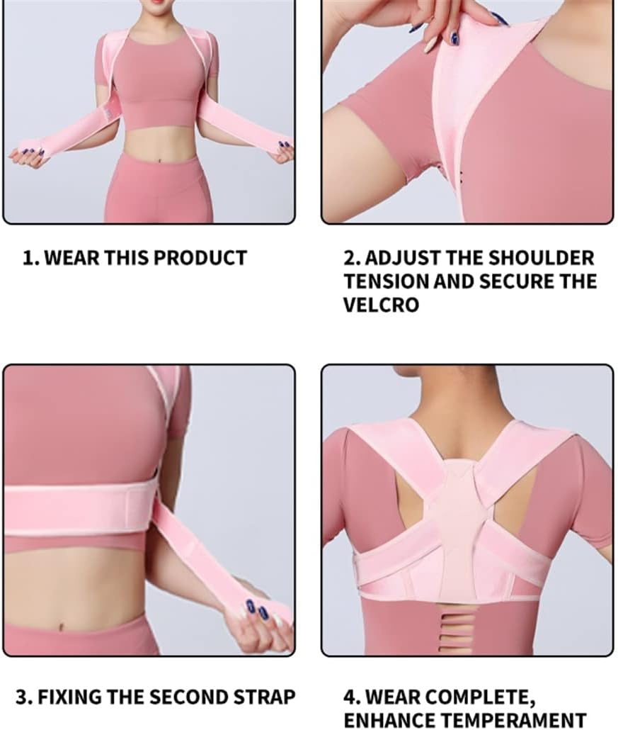 Women Back Support Corrector Posture Brace Corset Posture Trainer And Corrector For for Back Posture(Blue,L/XL)