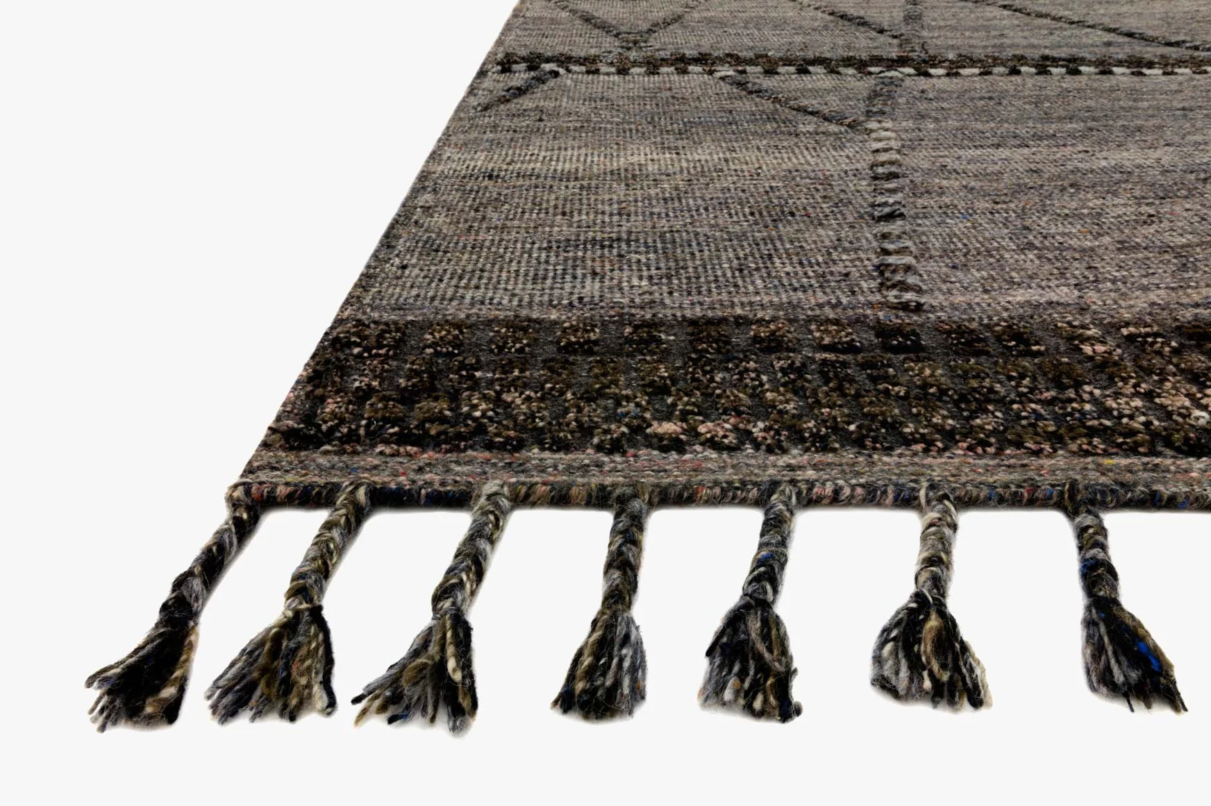 Loloi Iman Collection - Contemporary Hand Knotted Rug in Grey (IMA-04)