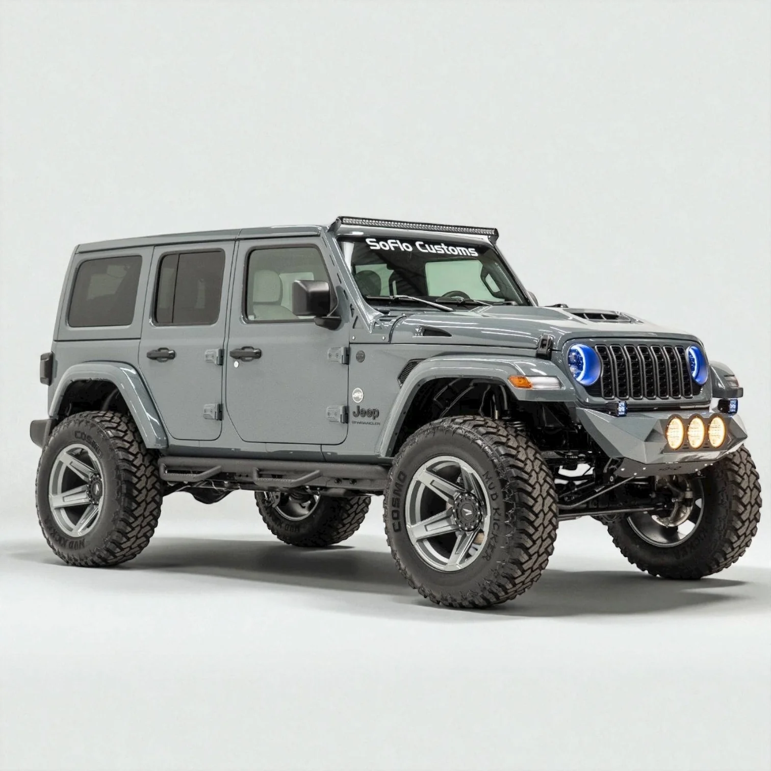 Apocalypse 5 Spoke Wheel for Jeep Gladiator /  Wrangler 5 Lug (Silver)