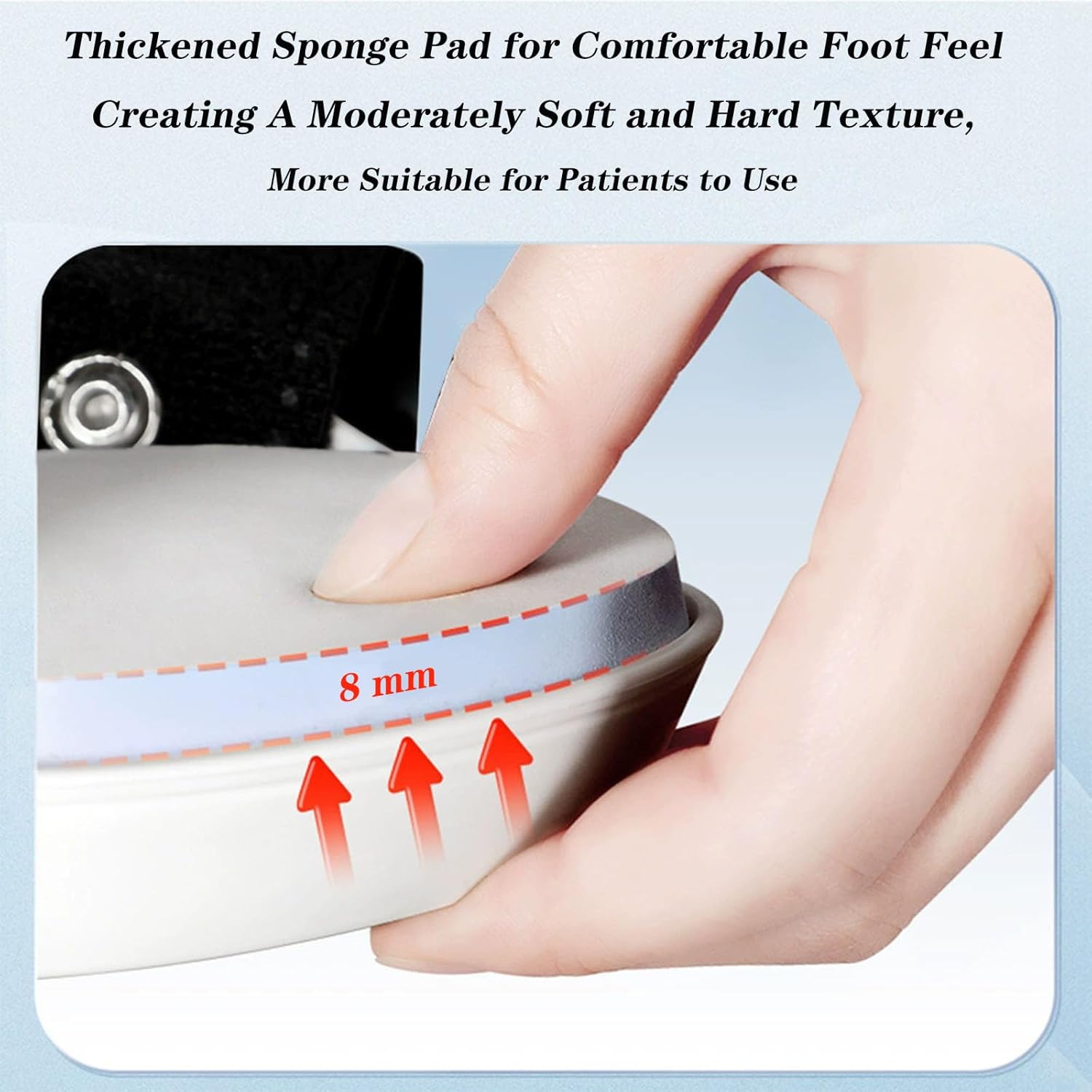 SFKLYU Foot Drop Fixation Walker Fracture Boot Fixation Brace Ankle Foot Orthosis Support Splint for Foot or Ankle Injuries, Foot Fractures or Sprains,Left,S