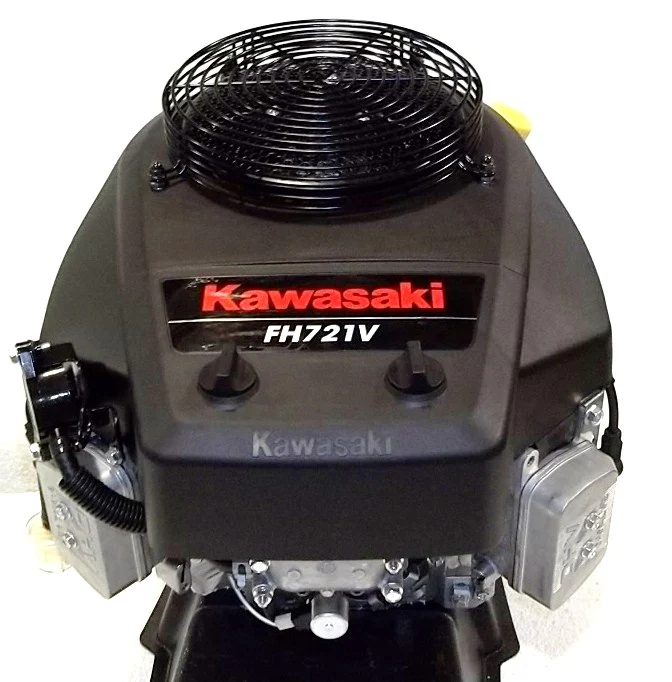 Kawasaki Vertical 25 HP V-Twin OHV Engine ES 13amp 1-1/8
