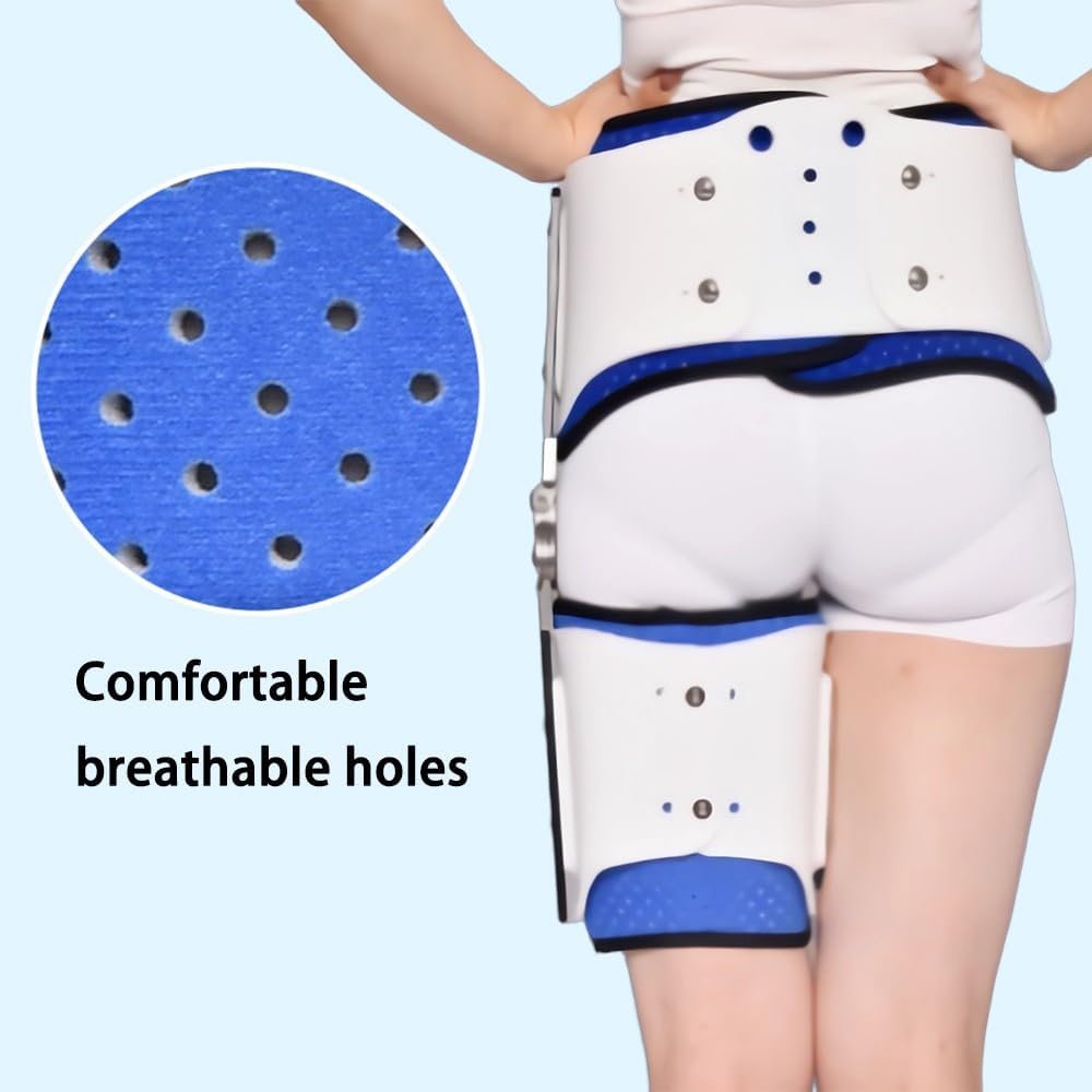 Groin Support & Hip Brace Compression Wrap,Sciatica Pain Relief for Men and Women Adjustable Thigh Leg Hamstring Support for Hip Joint Injury Arthritis and Recovery(Right)