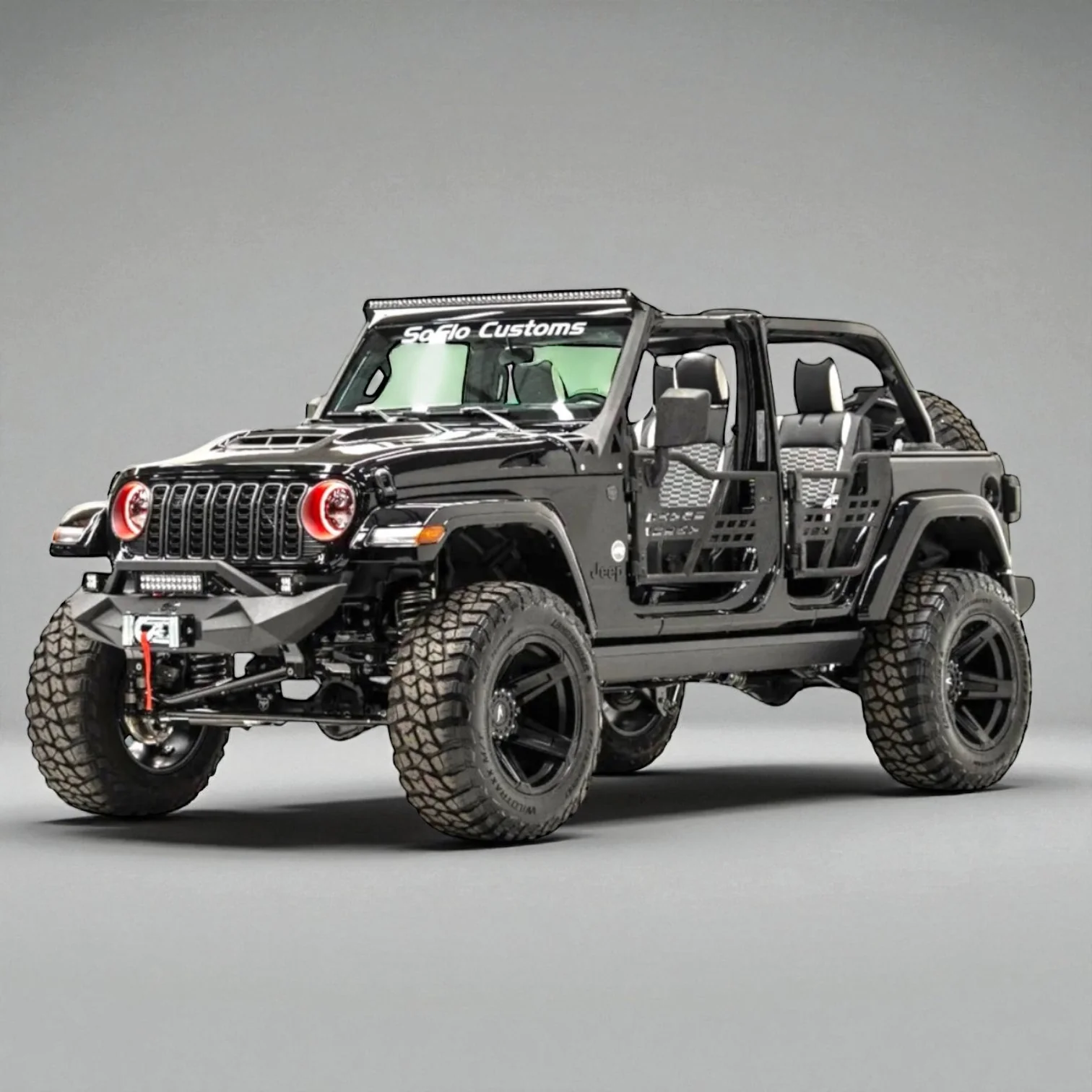 Jeep Wrangler Powersteps Running Boards 2018-2026 4 Door