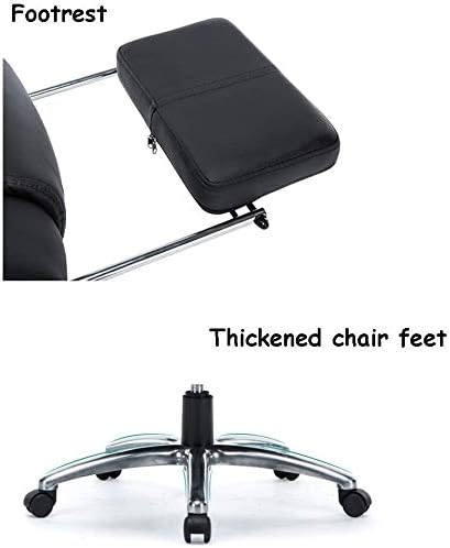 Executive Swivel Adjustable Swivel Office Desk Chair with Armrests Lumbar Support Desk Ergonomic Chair Chair Reclining Boss Home Study Office Lunch Break Lift Staff Lift Reclining (Beige)