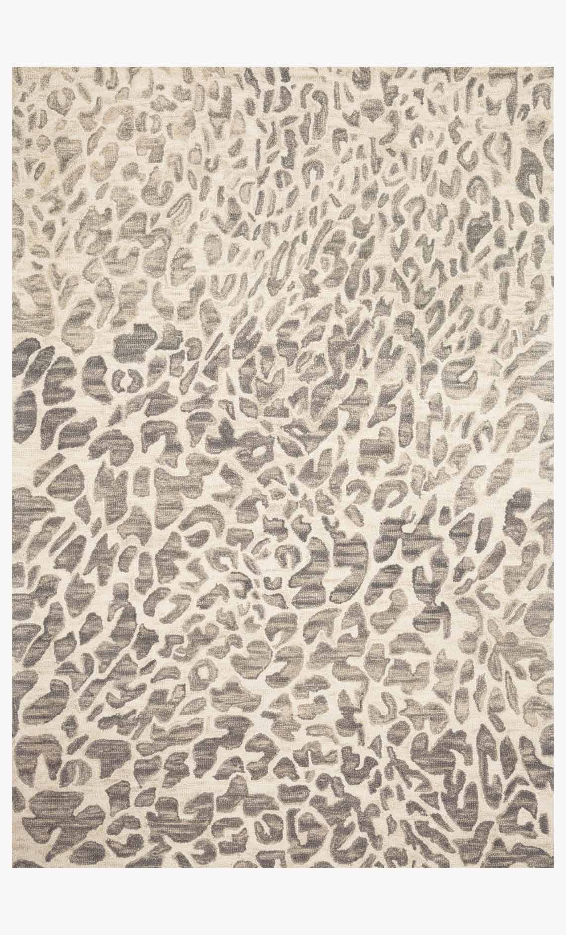 Loloi Masai Collection - Contemporary Hooked Rug in Grey & Ivory (MAS-02)