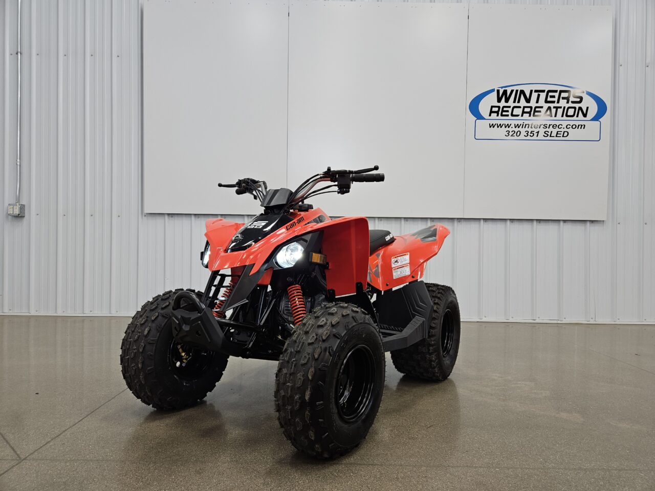 2022 Can-Am DS 90, Red