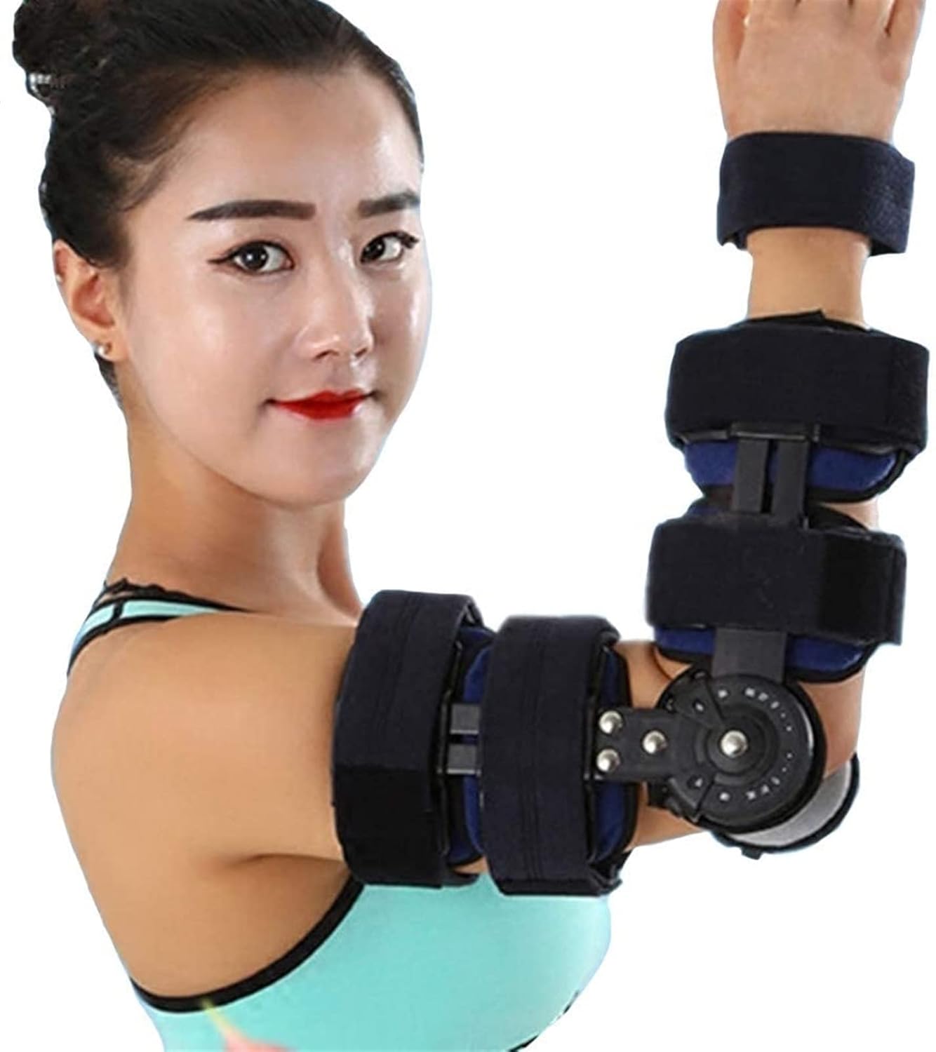 Hinged Elbow Brace Adjustable Elbow Support Brace Great For Arm Splint, Elbow Support Ease Pains