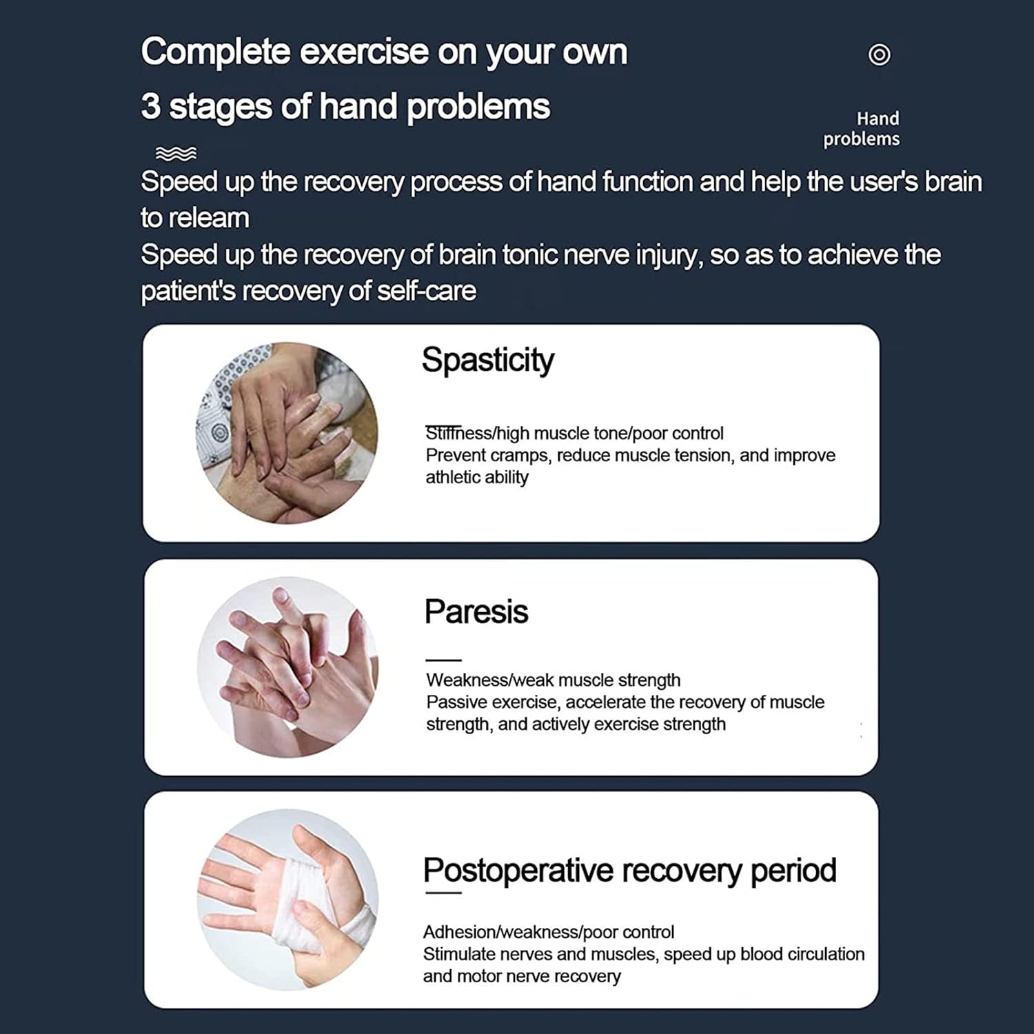 Finger Training Stroke Hand Splint Rehabilitation Robot Gloves Hand Stroke Hemiplegia Rehabilitation Training Equipment Can Minimize Spasticity