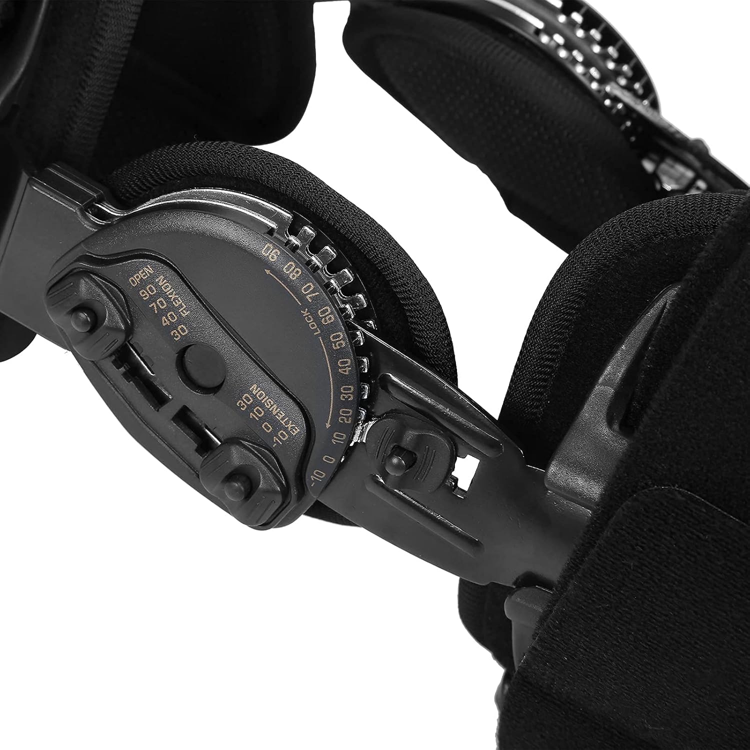 Leg Brace, Knee Brace Adjustable and Breathable Hinged Knee Brace Knee Splint Injury - Orthosis Stabilizer Hinged Immobilizer for Knee Sprain Ligament