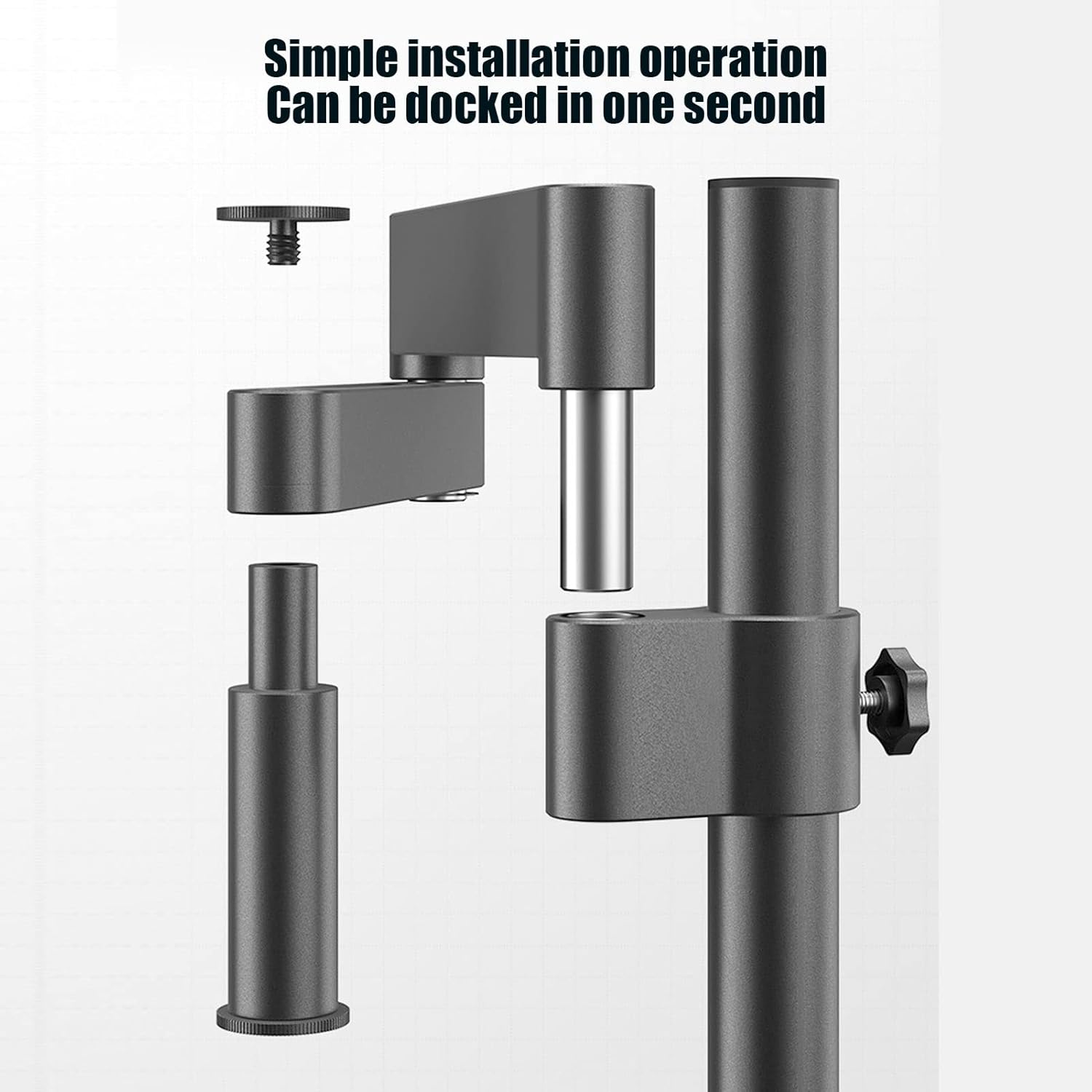 Kadimendium Adjustable Microscope Arm Stand Aluminum Alloy Universal Rotatable Microscope Arm for Microscopes Cameras Load Bearing Over 20kg , Kadimendiumu8n4qhemrw