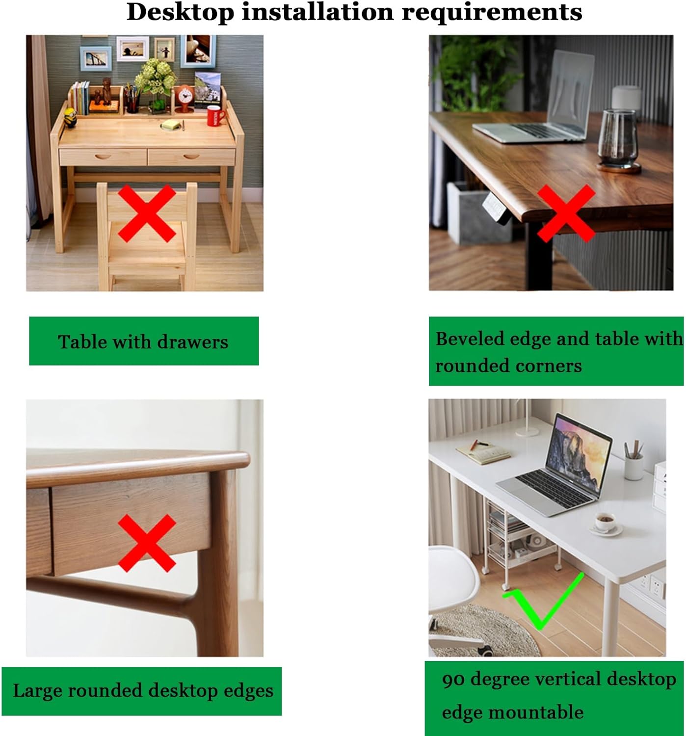 Ergonomic Desk Extender 90° Folding Clamp On Keyboard Tray 55/65/75x25cm, Table Mount Armrest Shelf, Fully Supports The Arms, Ideal for Long Hours of Typing and Gaming,
