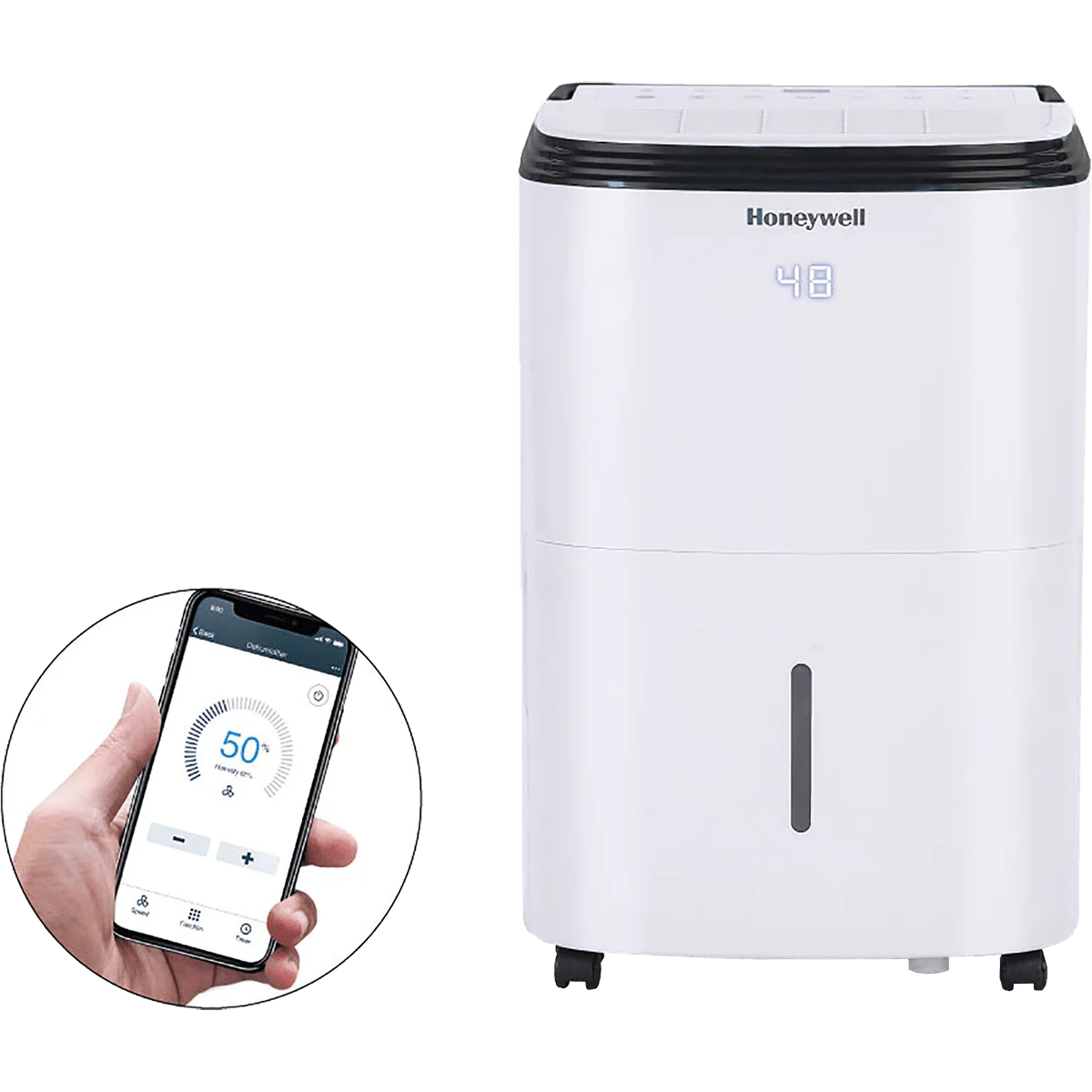Honeywell 30 Pint Energy Star Dehumidifier with Optional Wi-Fi