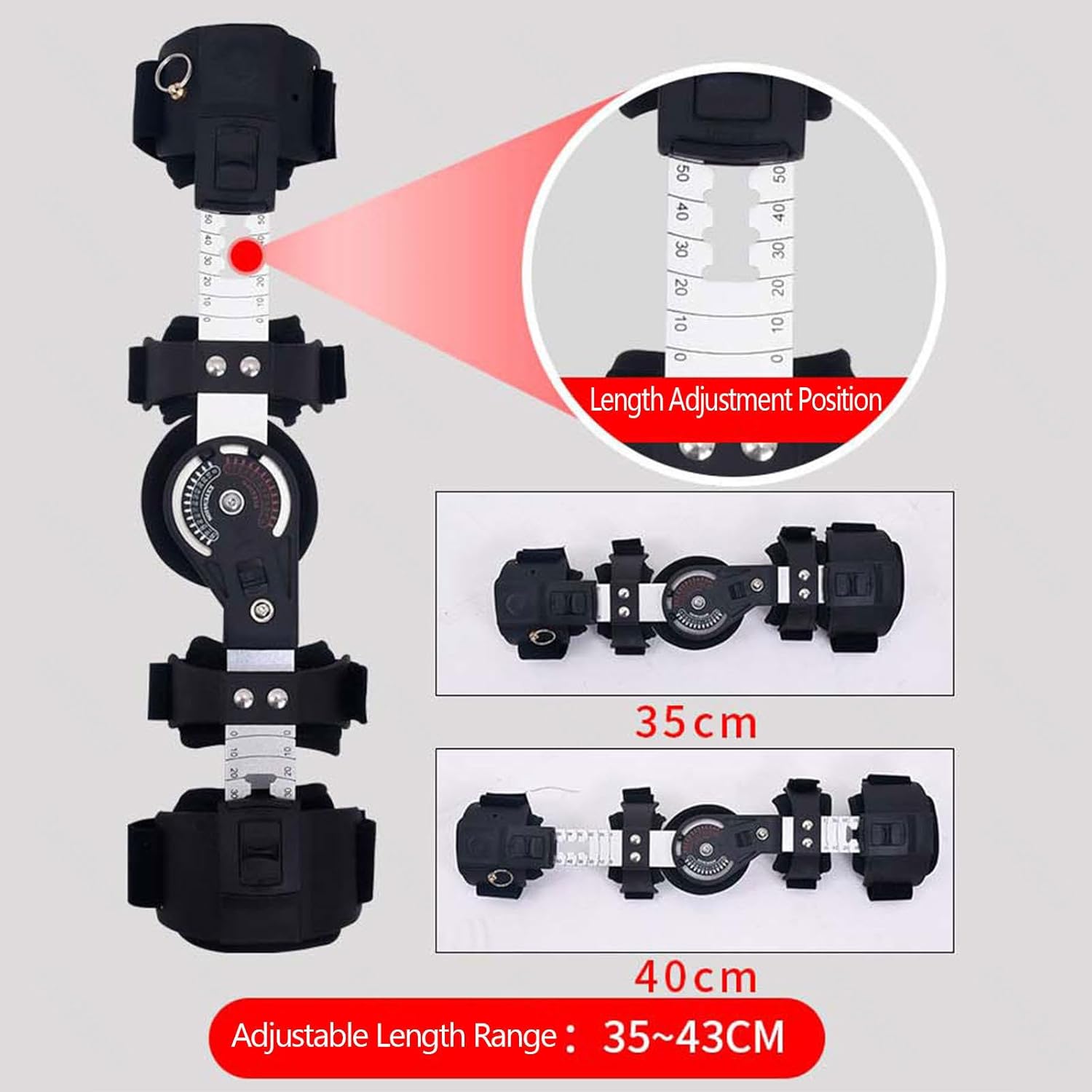 Hinged ROM Elbow Brace for Tendonitis,Adjustable Elbow Splint Immobilizer Fits All Unisex,Arm Injury Recovery Support Relief Pain,for Cubital Tunnel Syndrome and Ulnar Nerv(Right