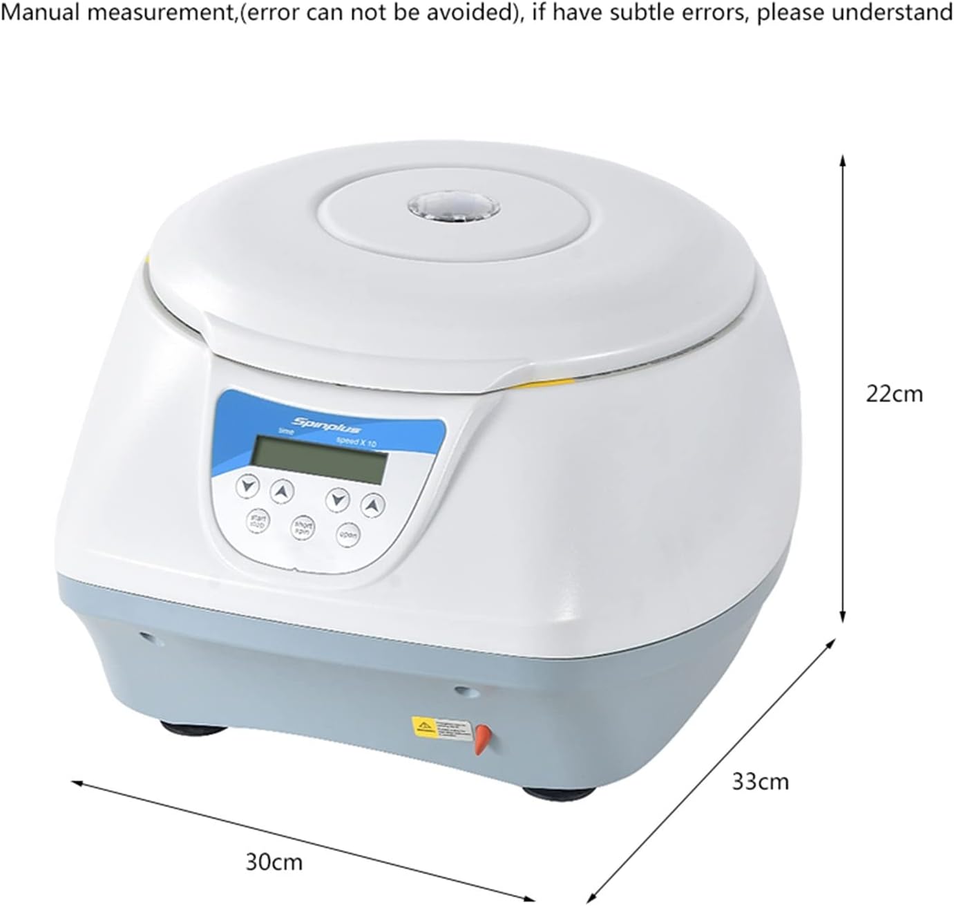 TC-Spinplus-6 Beauty Low Speed PRP Centrifuge Laboratory PRP Centrifuge Use 6 Tubes*15ml Capacity Glass Easy to Use for Beginners and Professionals