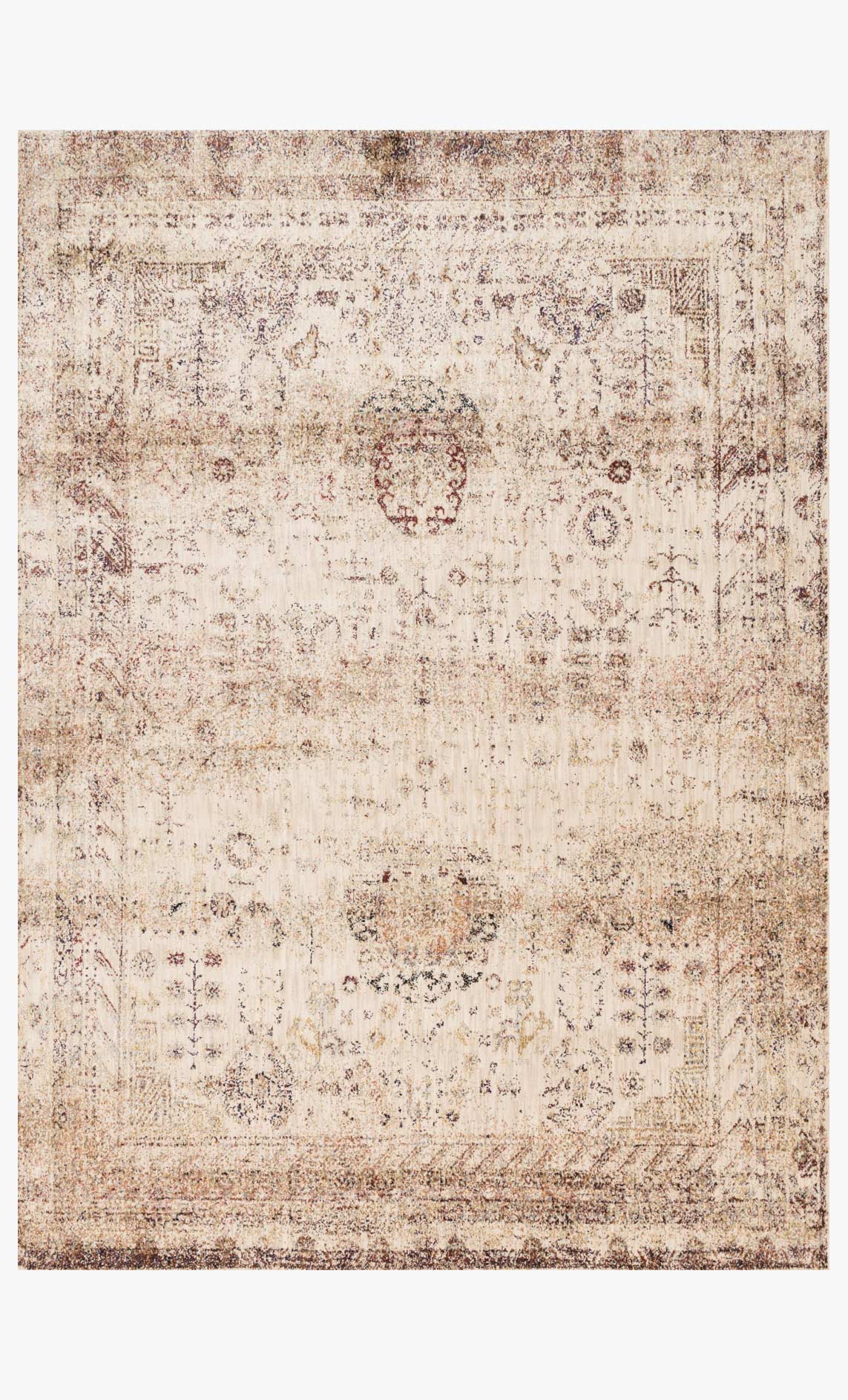 Loloi Anastasia Collection - Transitional Power Loomed Rug in Ivory (AF-01)