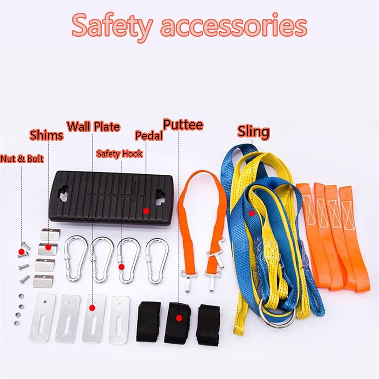 Aluminum Emergency Basket Stretcher, Lightweight Separable and Folding Rescue Stretcher with Lifting Bridle, High Strength for Ambulance and Helicopter Use