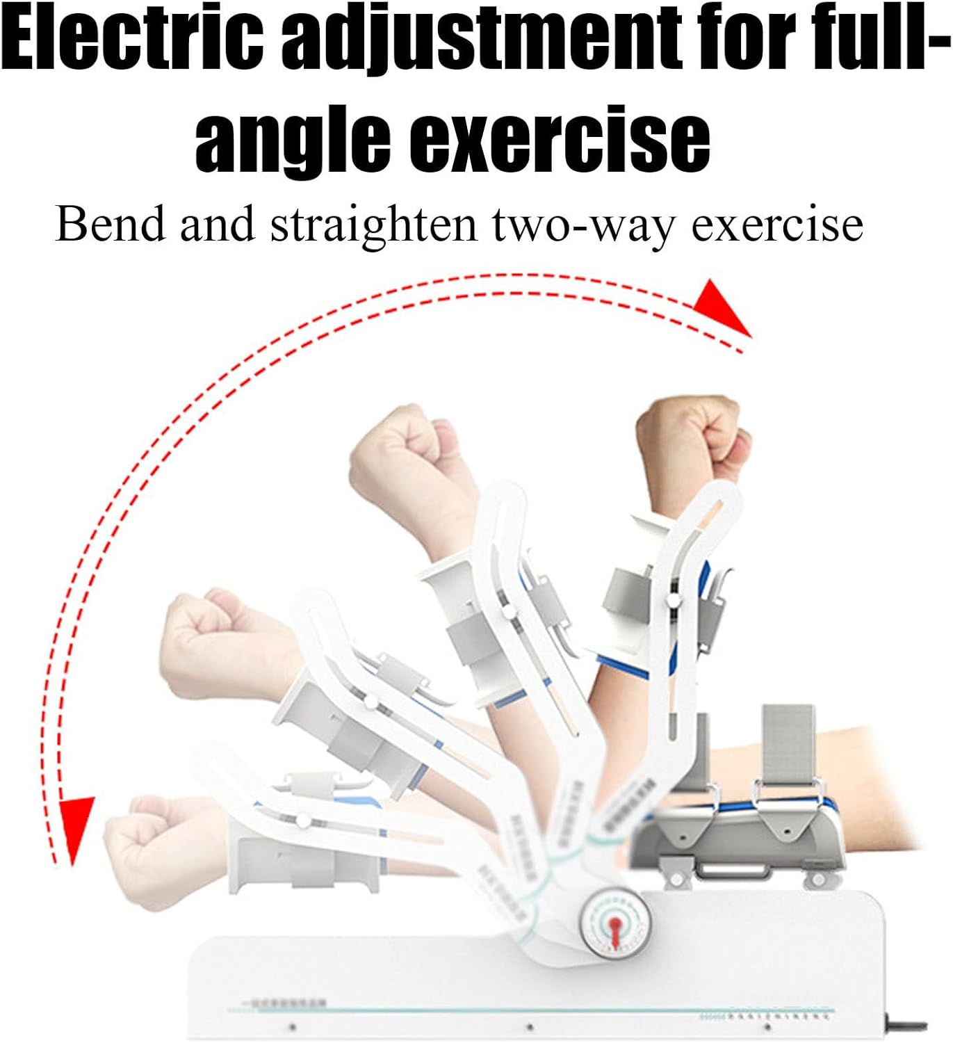 Electric Elbow Joint Rehabilitation Device,Elbow Brace Arm Exerciser,-10°~150° Adjustable Post Op Elbow Brace Stabilizer Splint,for Arm Fracture