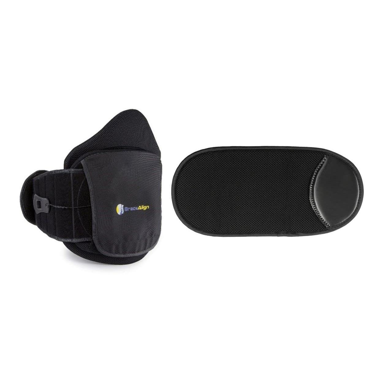 VertebrAlign Plus-Size LSO Lumbar Back Brace, Medical Grade Lower Back Pain Relief for Bulging Discs, Sciatica, PDAC L0631 L0637 L0648 L0650, With Ext (Plus Size 23–66 in Waist)