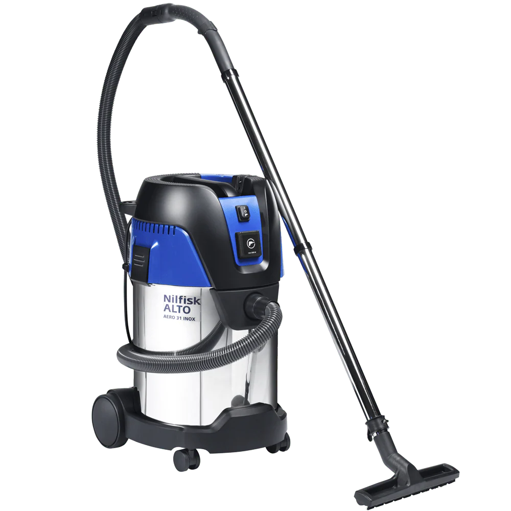 Nilfisk Aero 31-21 INOX 8-Gallon Wet/Dry Canister Industrial Vacuum