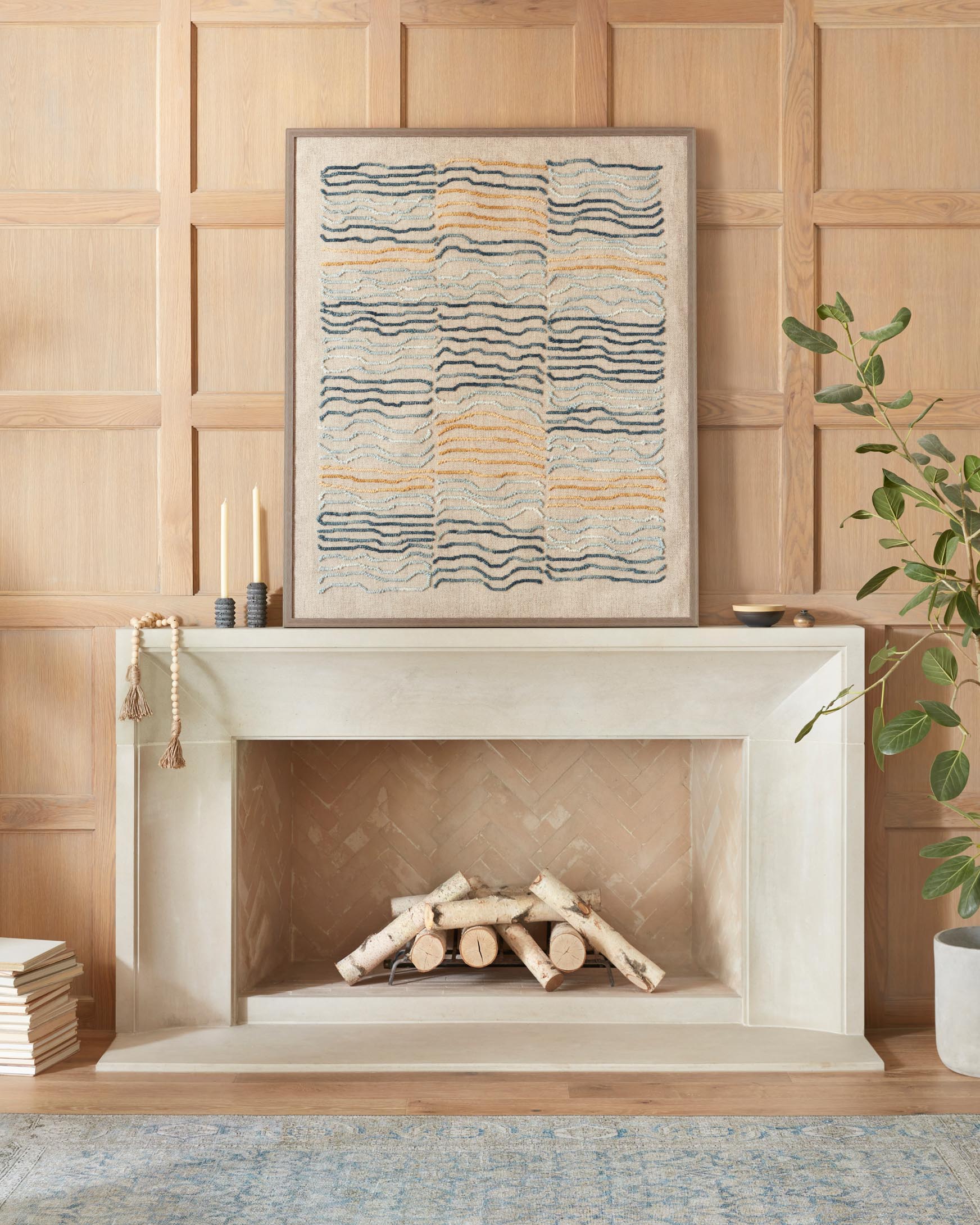 Loloi II Wynter Collection - Traditional Power Loomed Rug in Ocean & Silver (WYN-10)