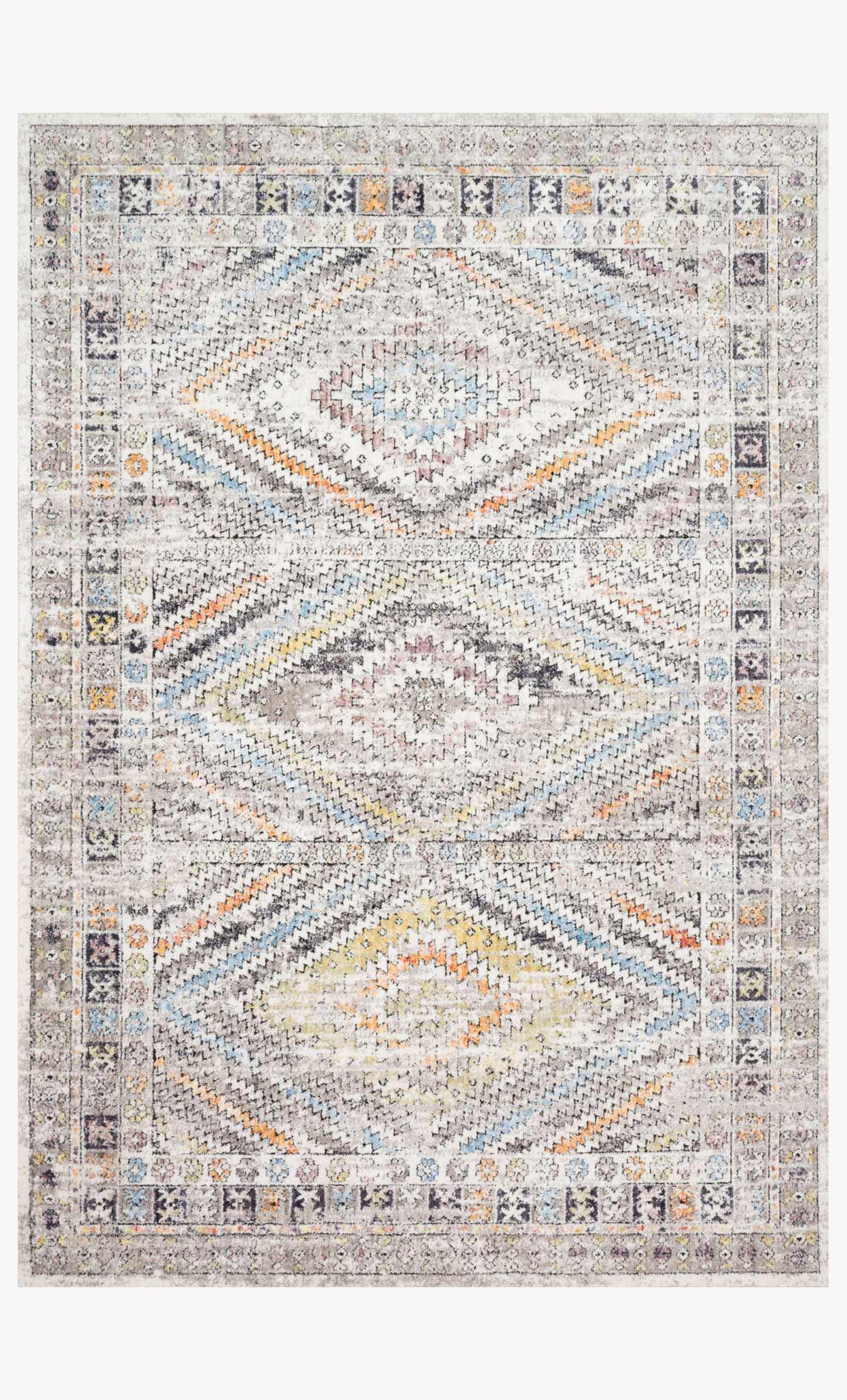 Loloi II Dante Collection - Transitional Power Loomed Rug in Ivory (DN-01)