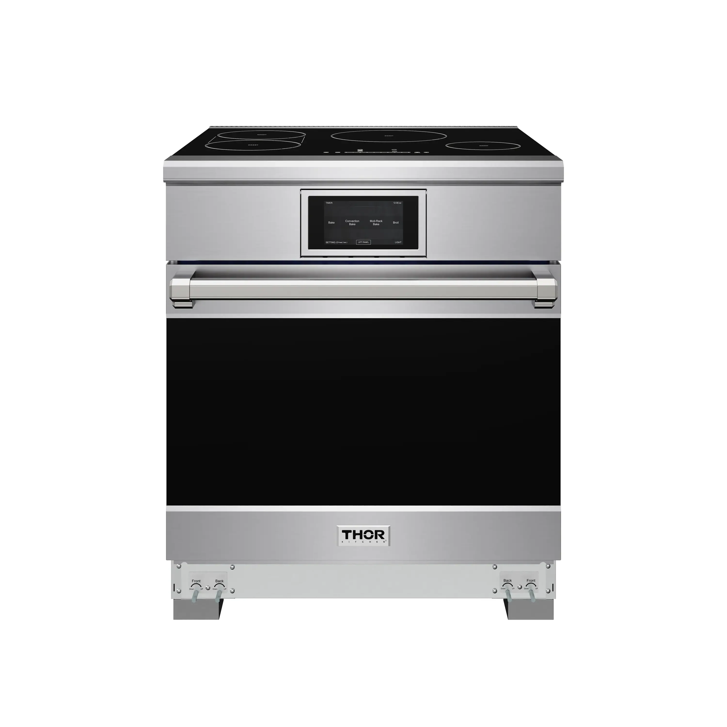 Thor Kitchen 30-Inch Professional Induction Range in Stainless Steel (XRI30E)